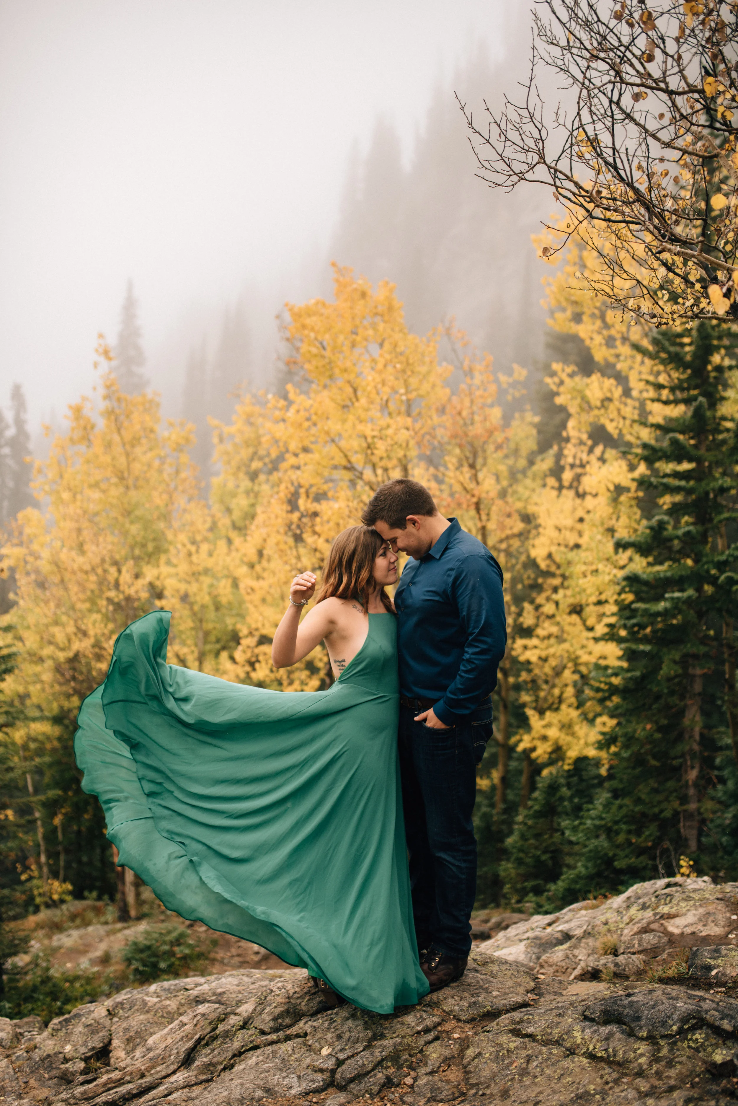  Breckenridge, Colorado engagement session. 