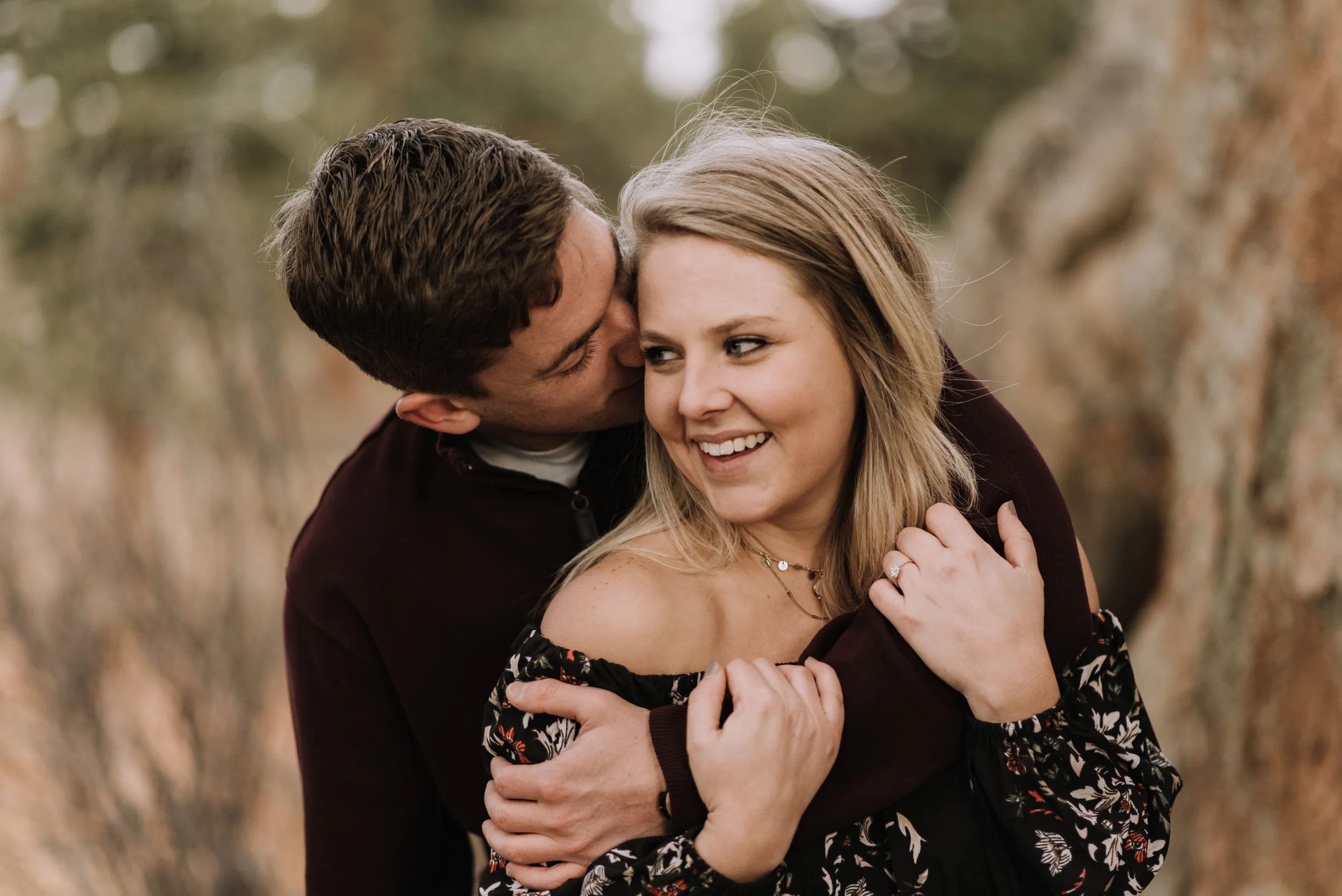  Estes Park sunrise adventure engagement session 
