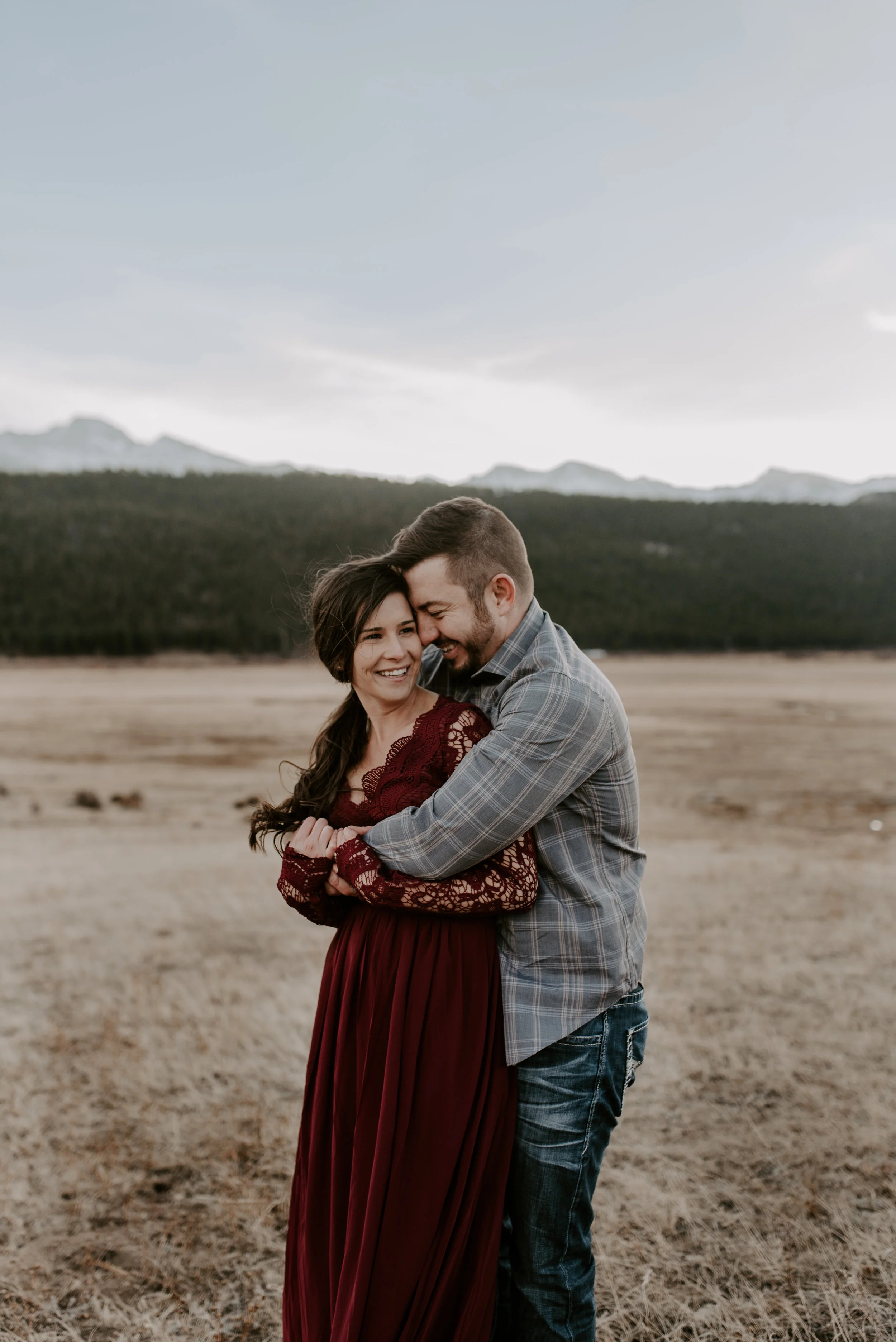 Estes Park adventure engagement session. Colorado wedding photographer. 