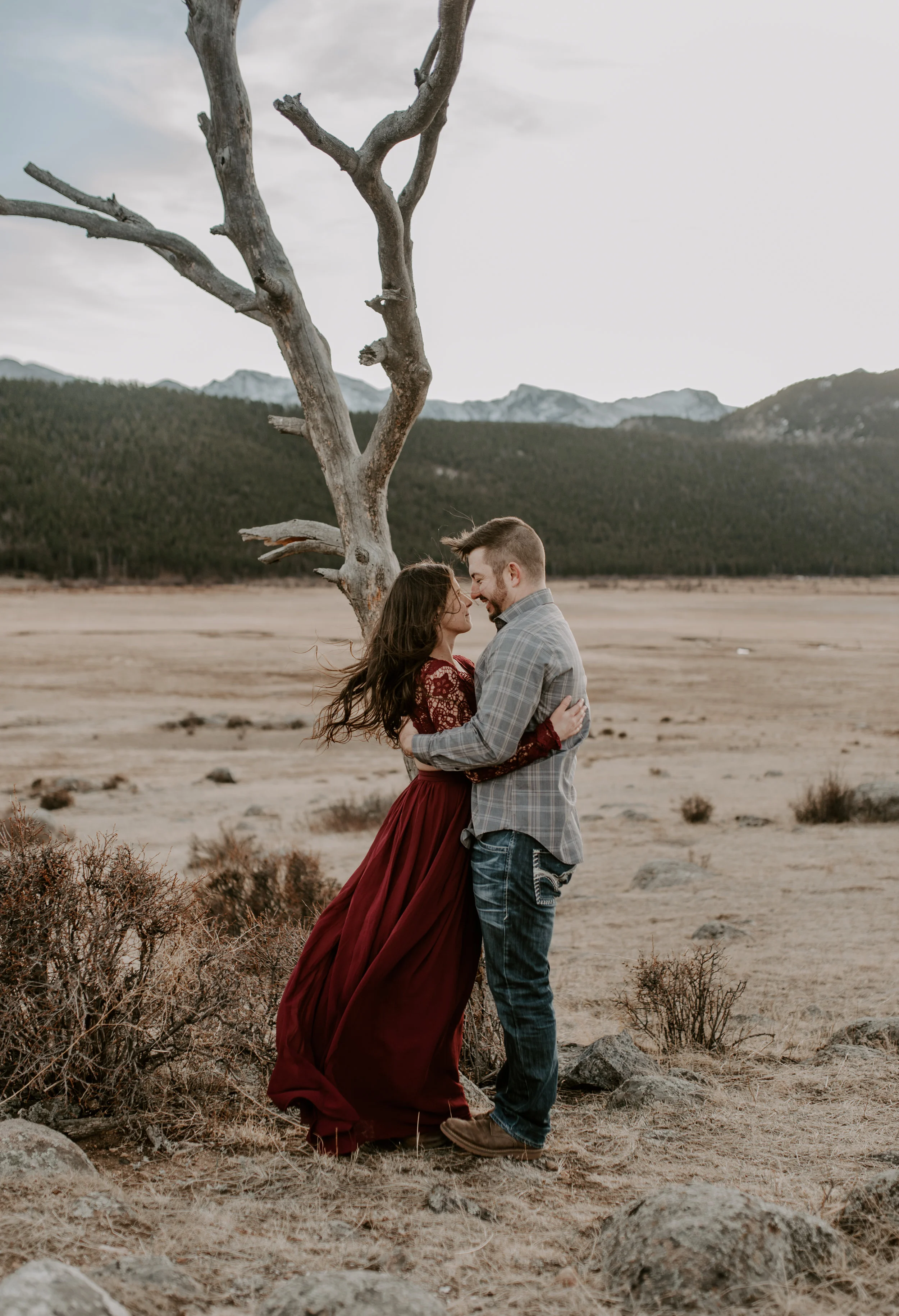  Colorado elopement and adventure wedding at Moraine Park. 