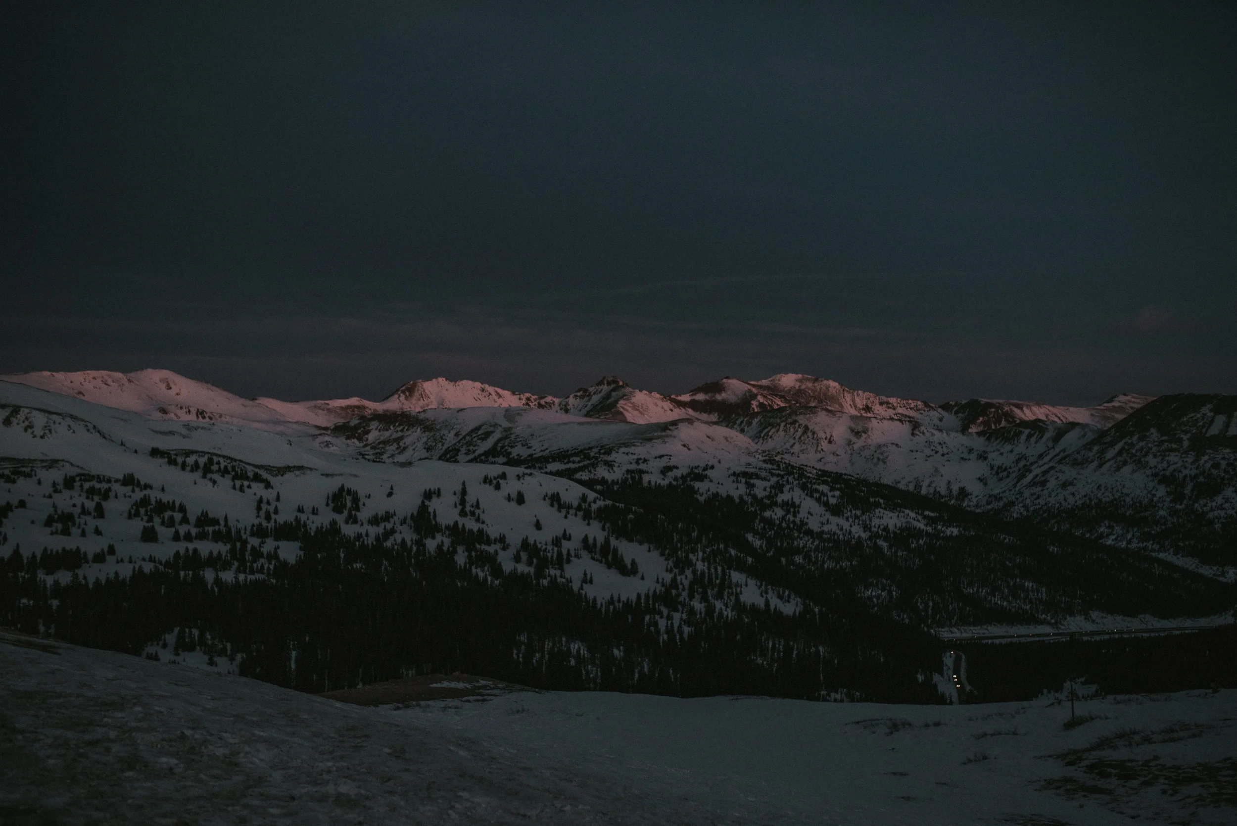 Loveland Pass sunrise engagement session. 