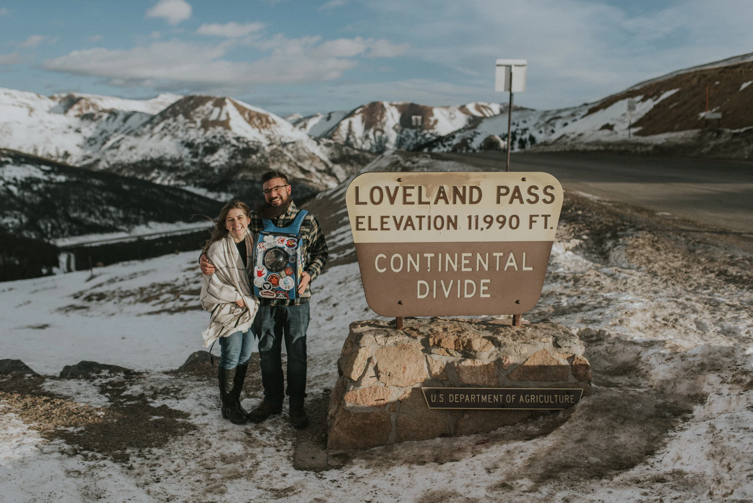  Loveland Pass, Rocky Mountain adventure elopement. 