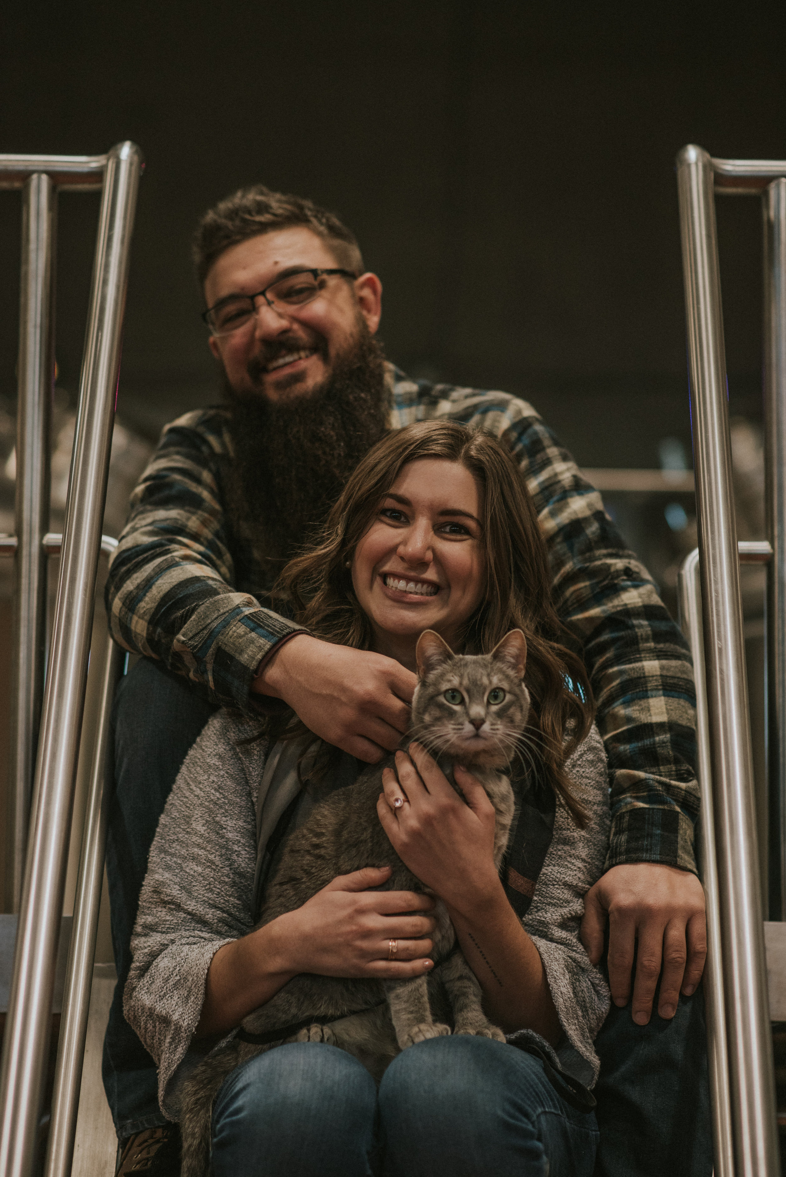  New Terrain Brewery epic engagement photos in Colorado. 