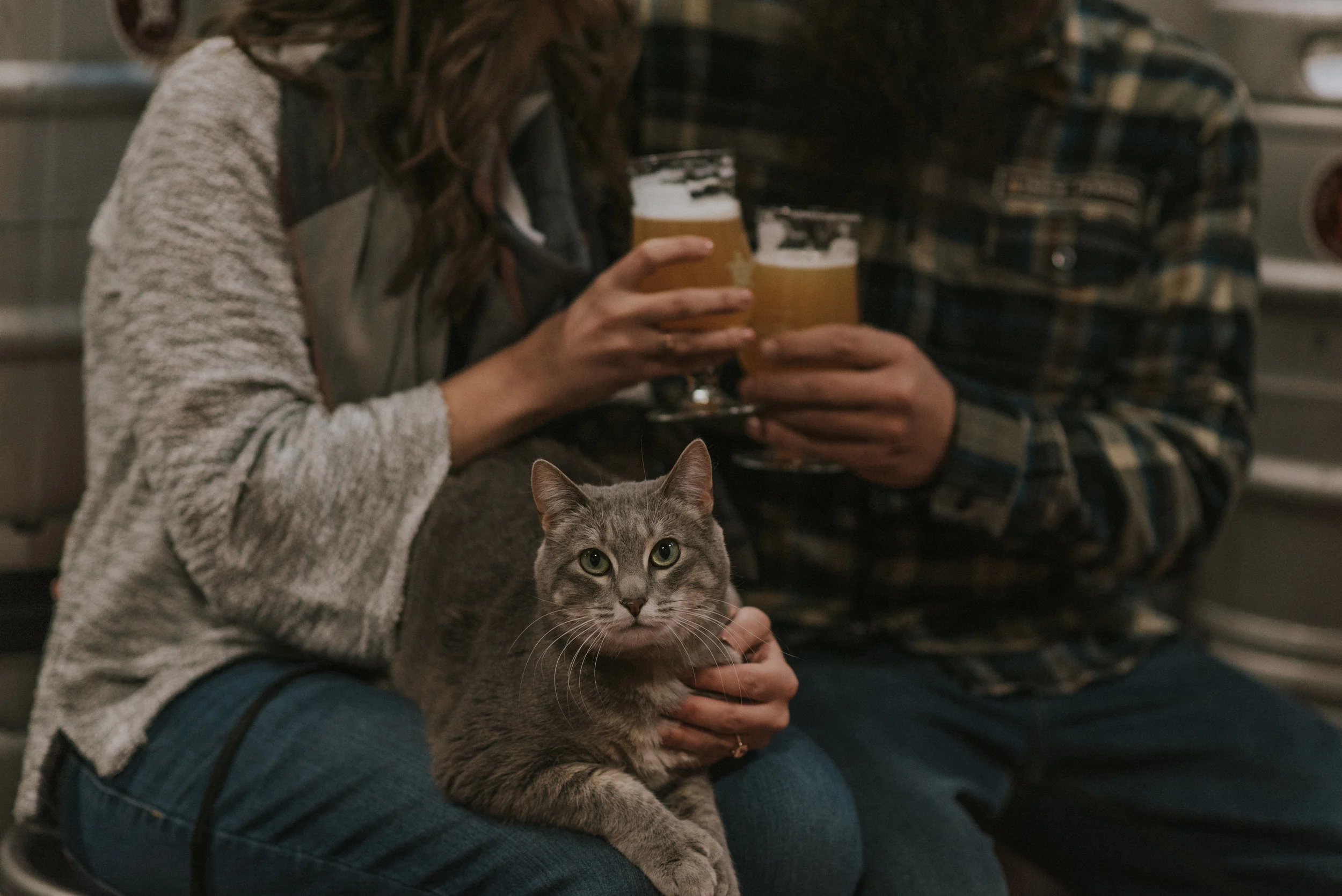  Brewery engagement session in Golden, CO at New Terrain Brewery. Denver, Colorado wedding & elopement photographer. 