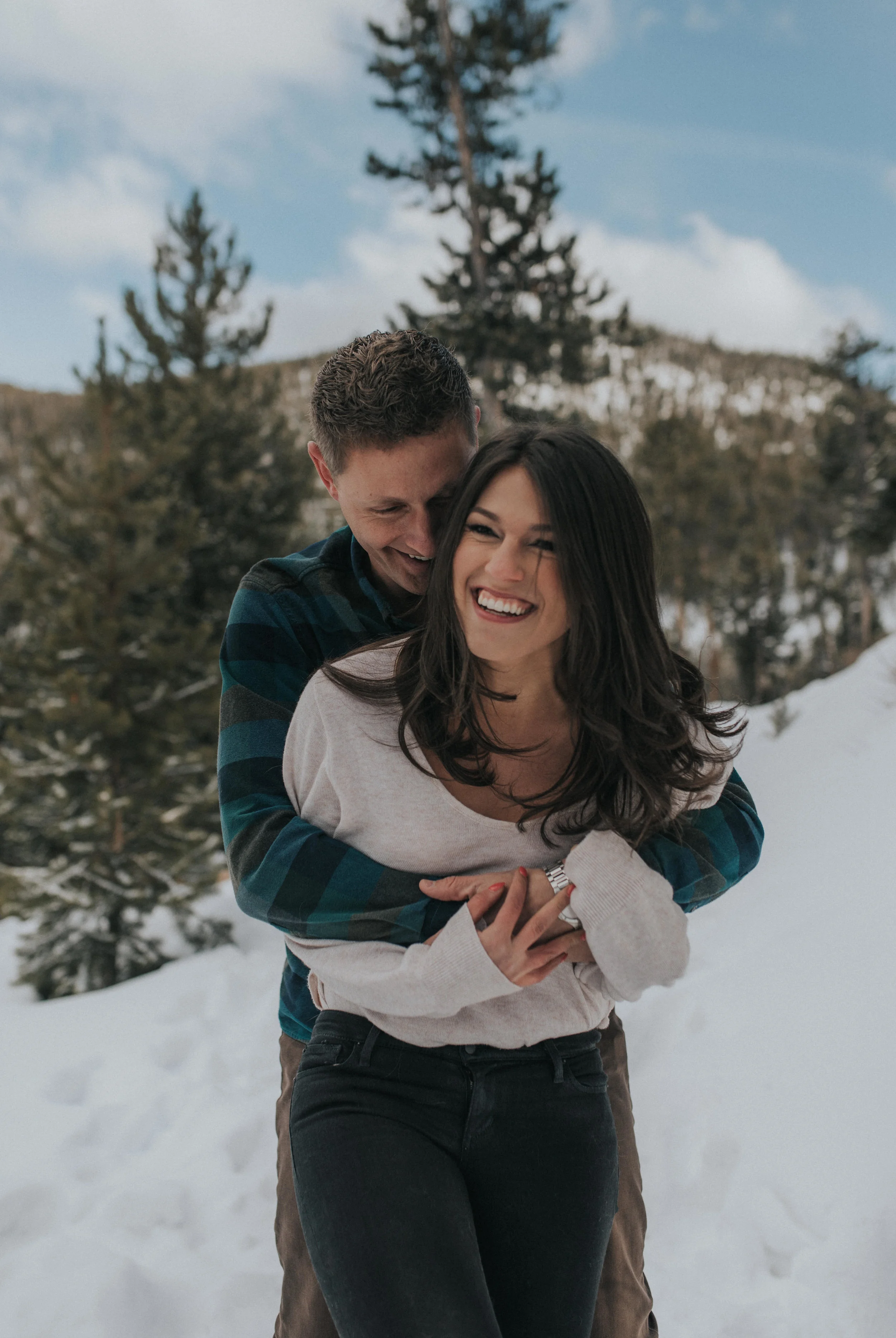  Engagement session at Sapphire Point Overlook. 