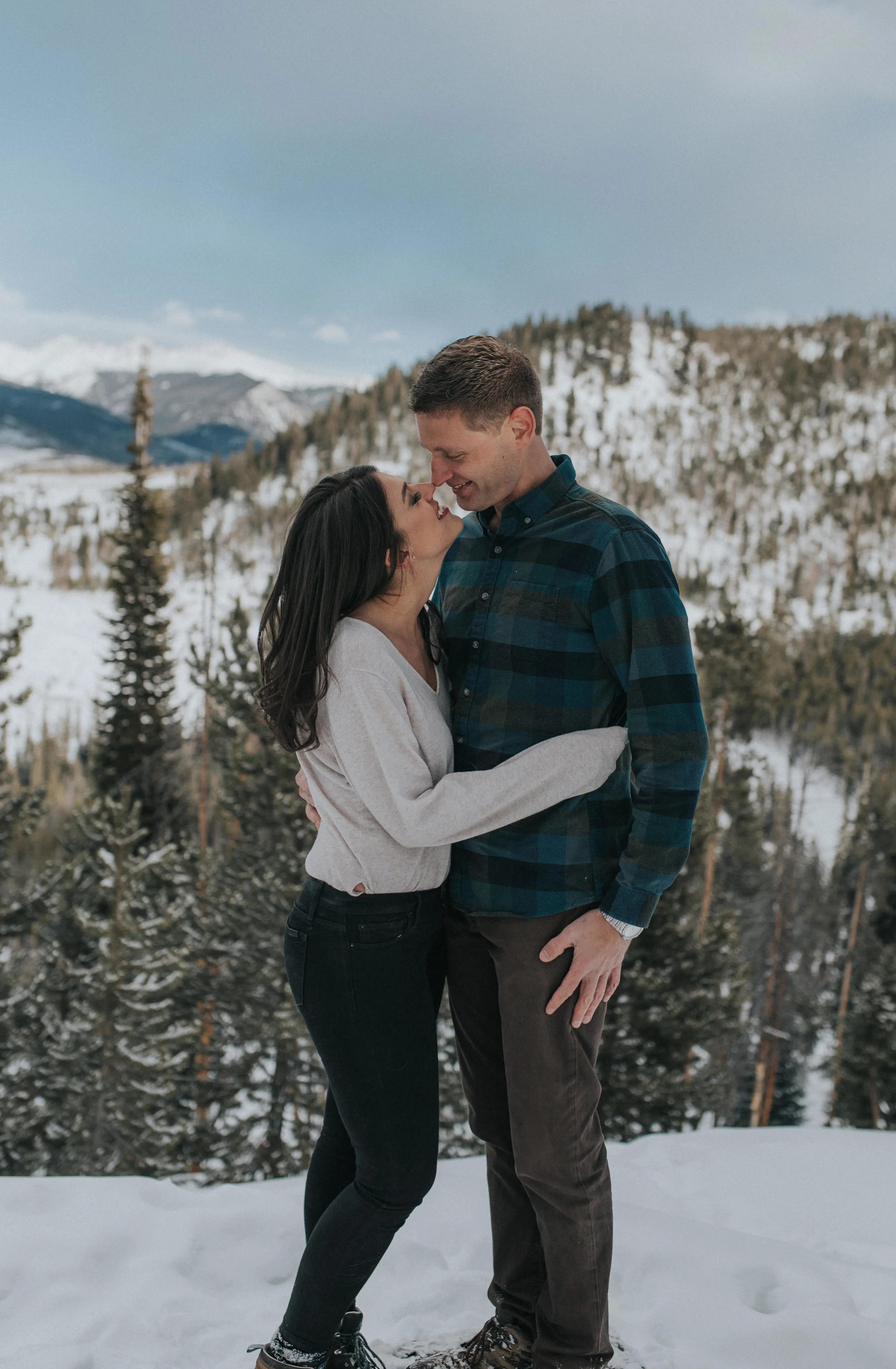  Engagement photos in the Colorado Rocky Mountains. 