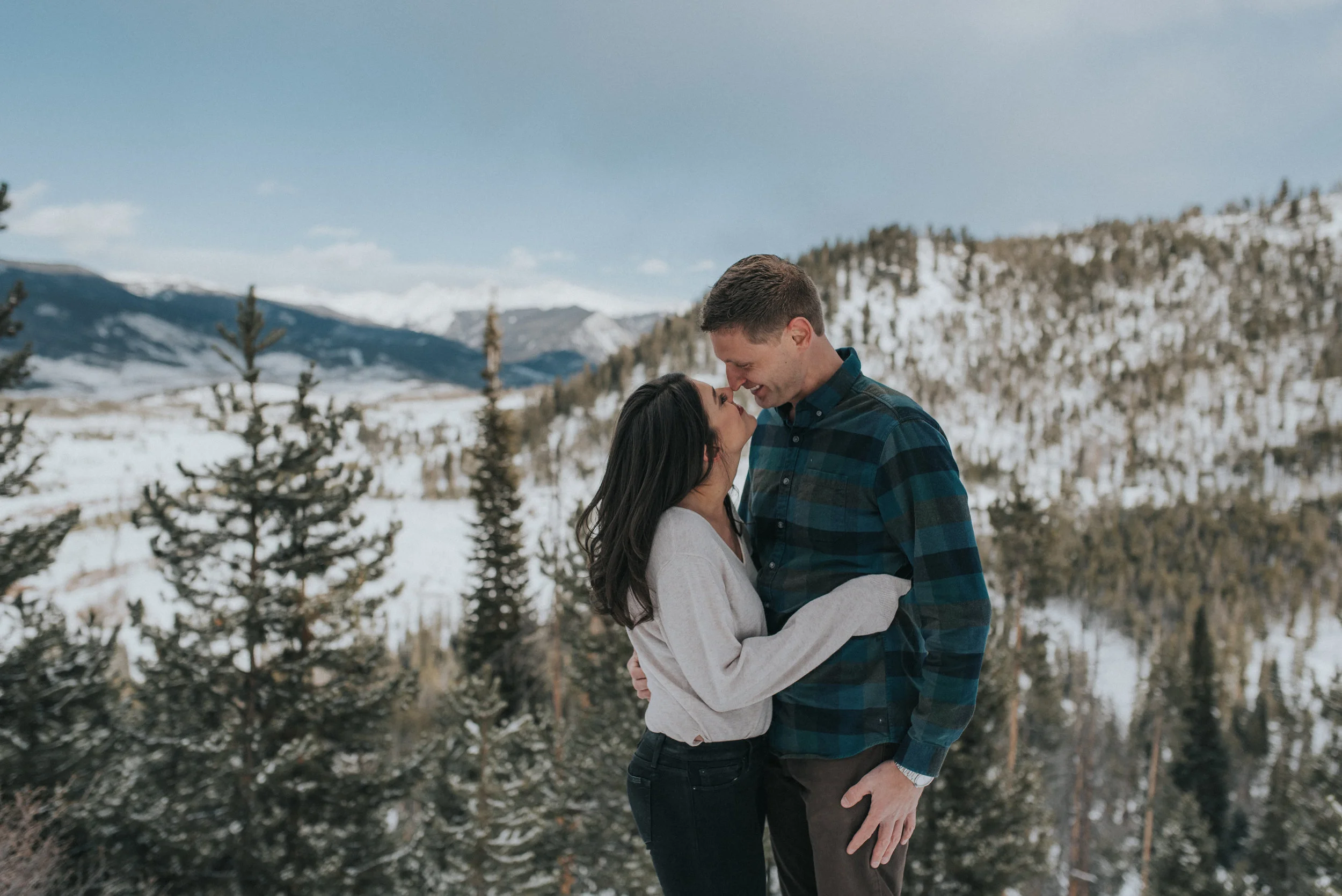  Adventurous engagement photos at Sapphire Point in Colorado. 