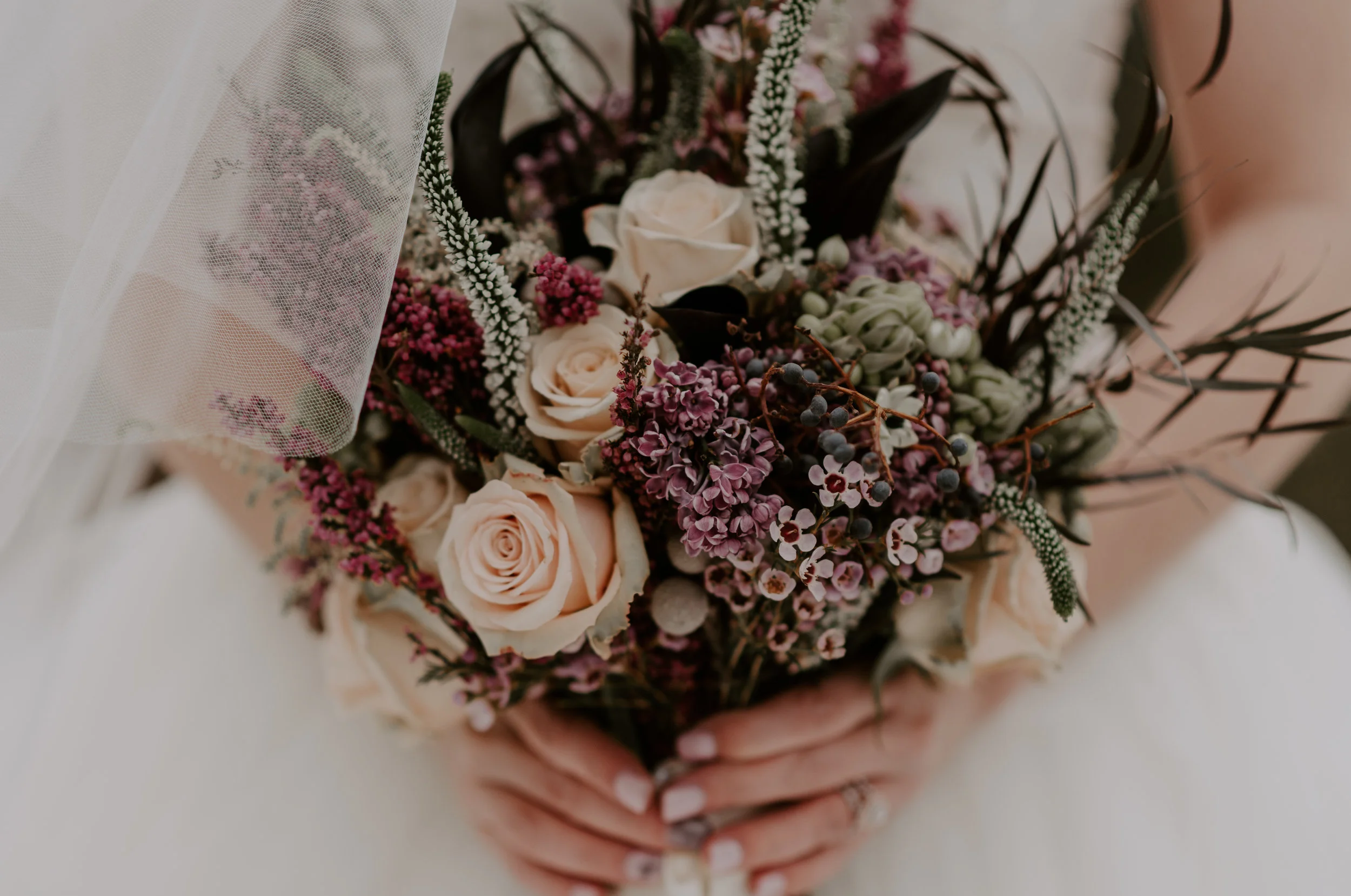  The bride's bouquet after their elopement at Sapphire Point. Colorado wedding and elopement photography. 