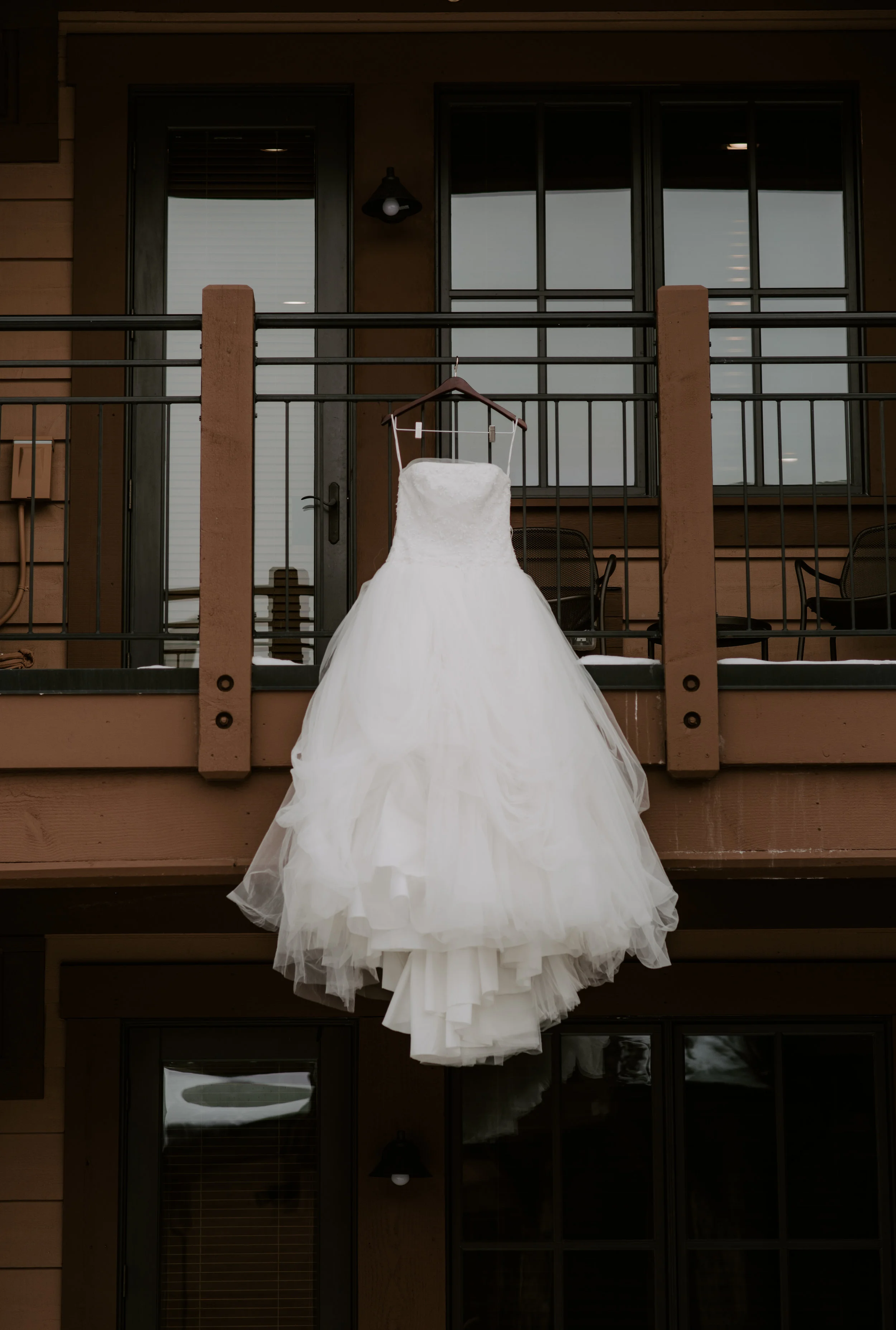  Wedding dress shot by Alyssa Reinhold, Colorado wedding photographer. 