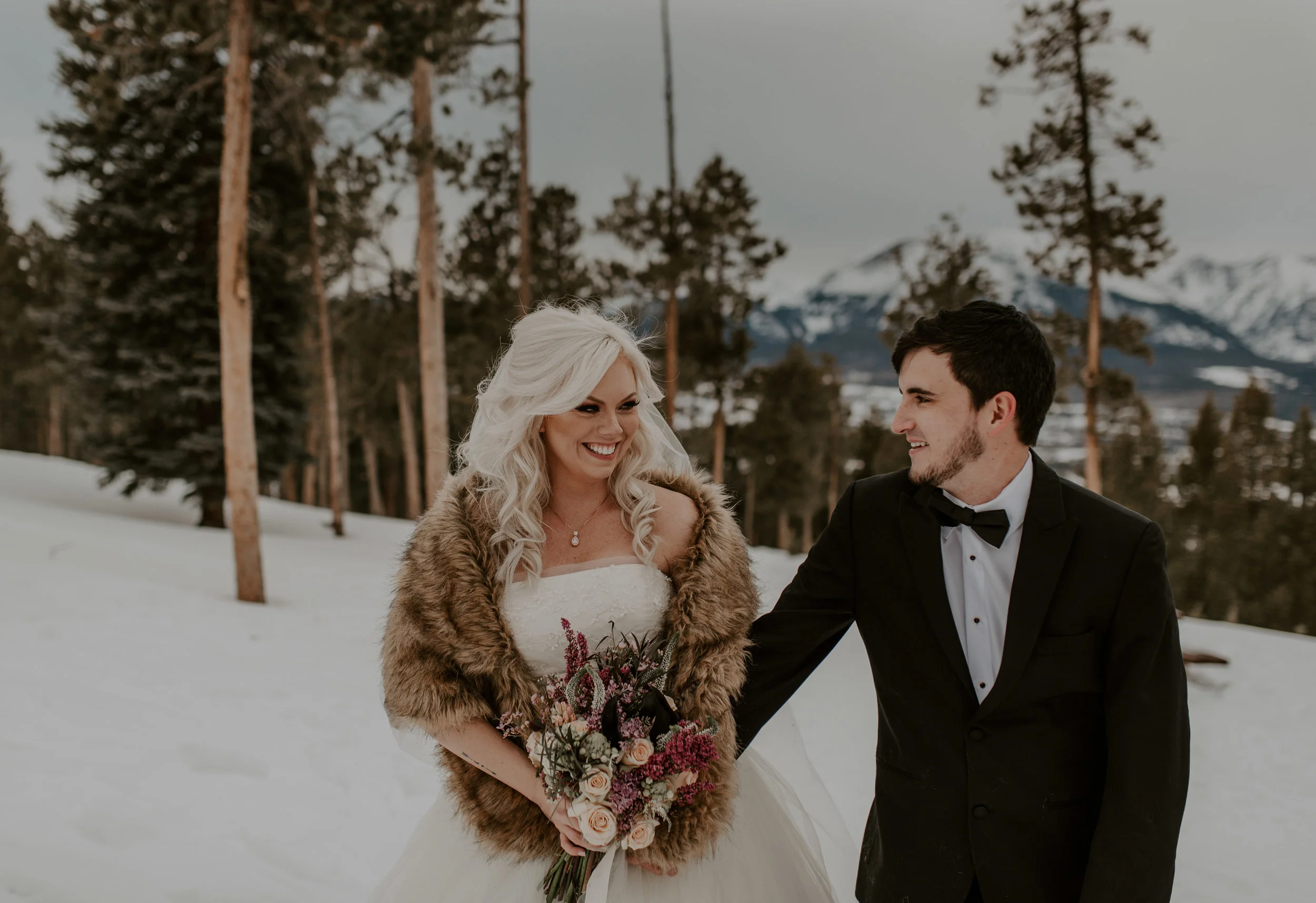  Mountain wedding at Sapphire Point in Dillon, Colorado. Denver elopement and wedding photography. 