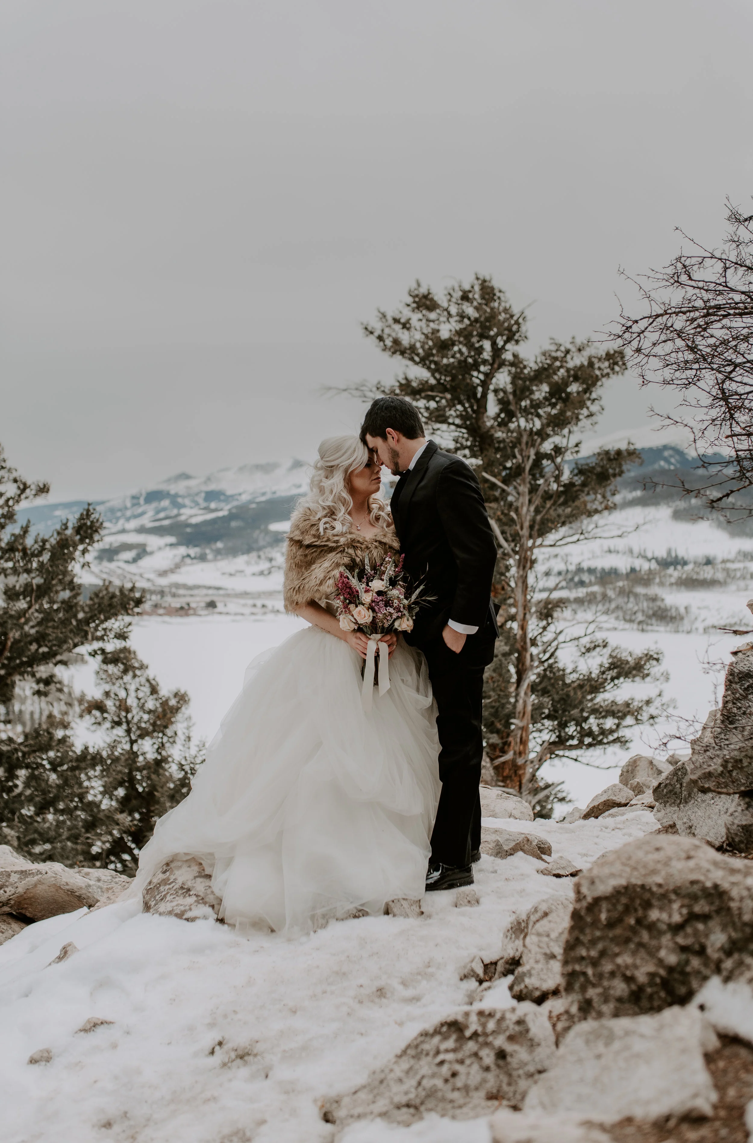  Self solemnization ceremony at a Sapphire Point elopement. 