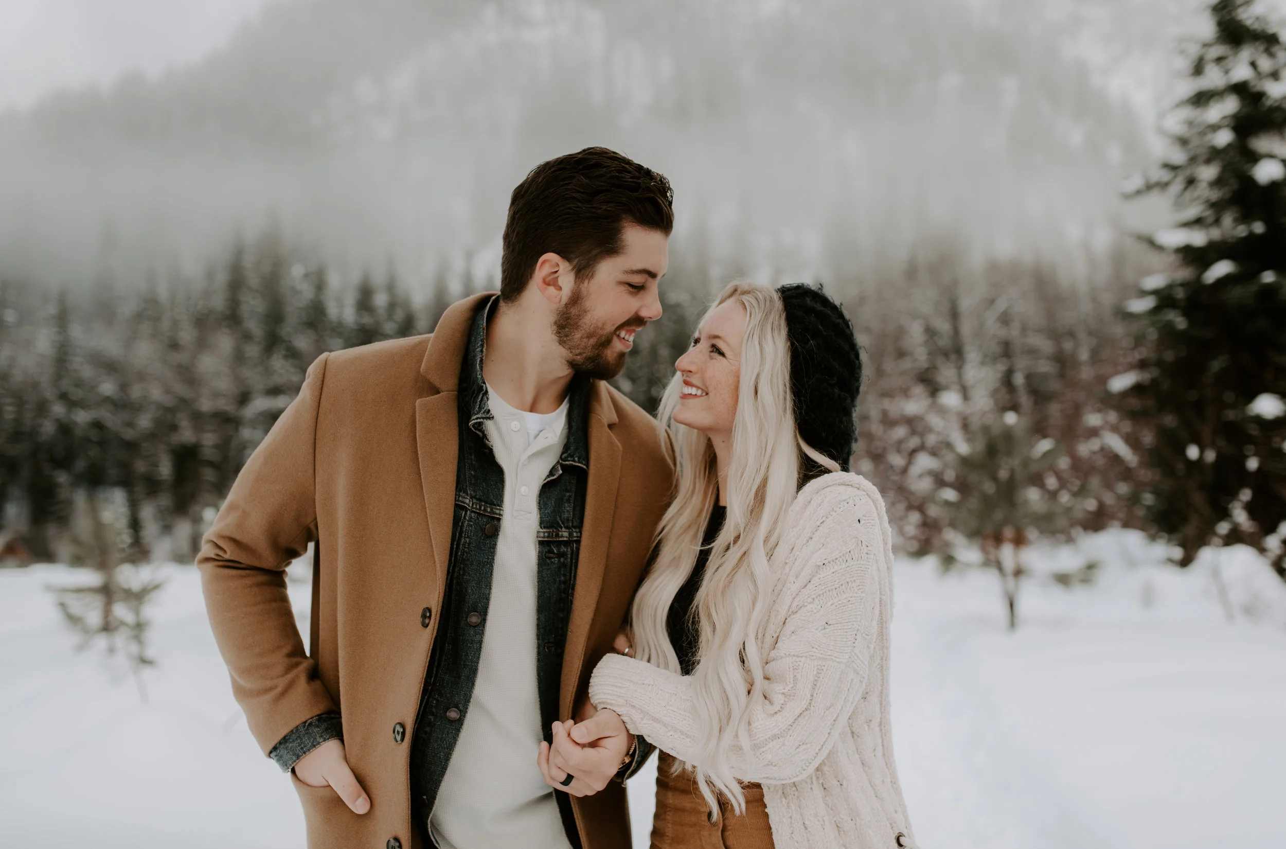  North Cascades National Park adventure engagement session. 