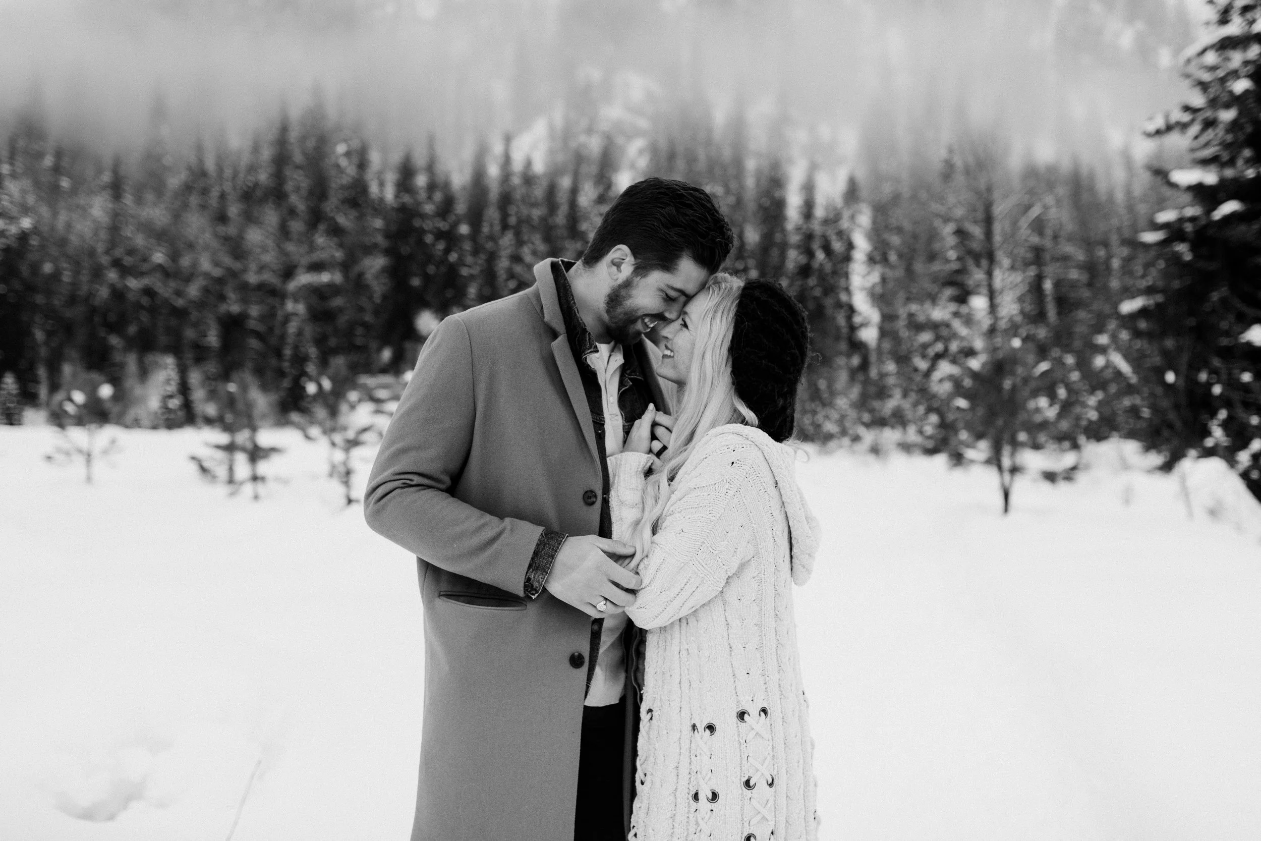  Winter engagement in Leavenworth, Washington 