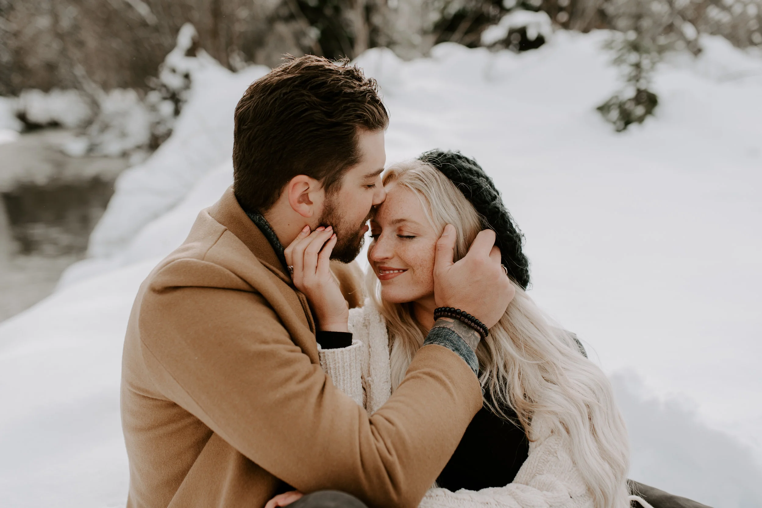  Winter destination elopement in North Cascades National Park. 