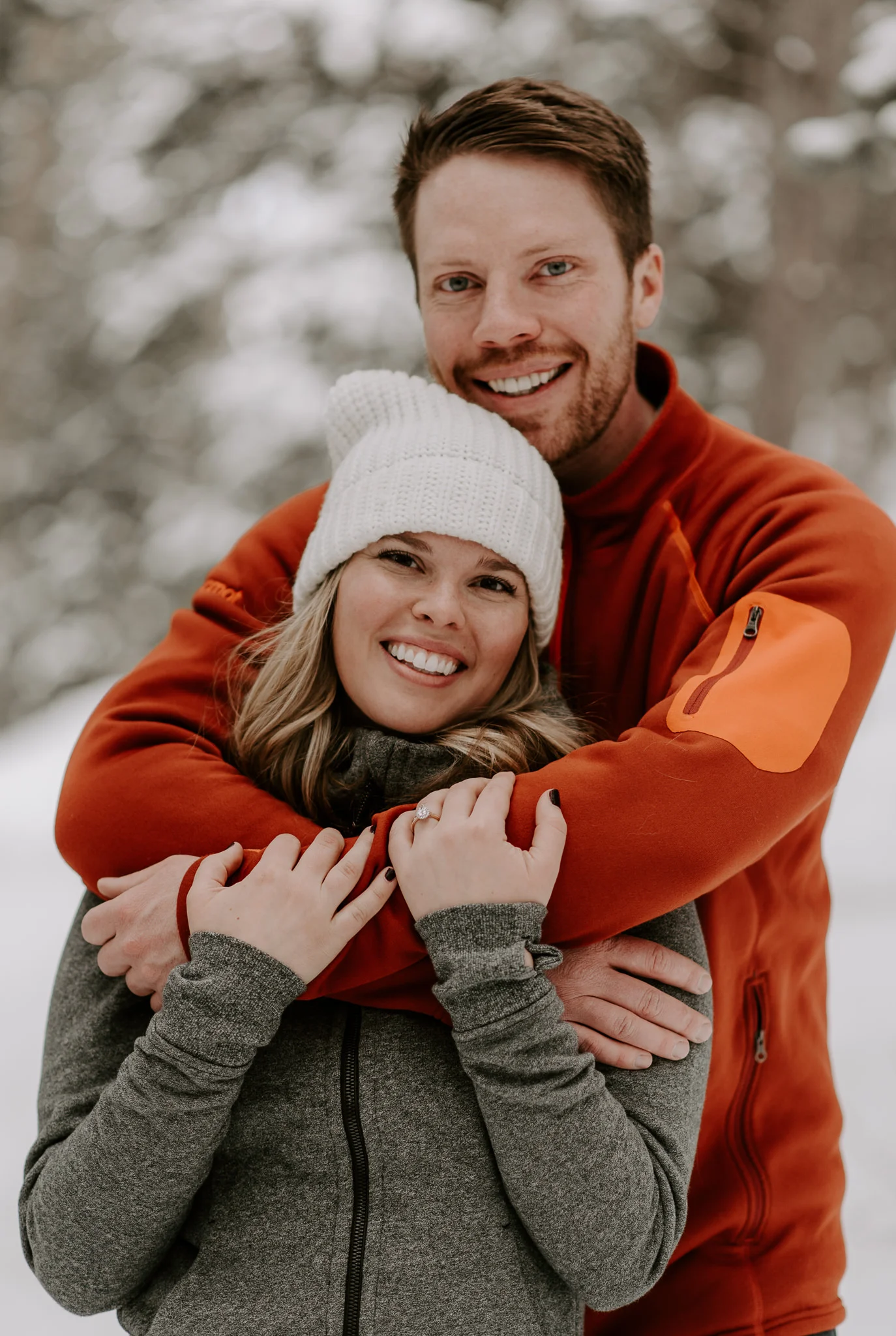  Winter engagement session at Boreas Pass in Breckenridge. 