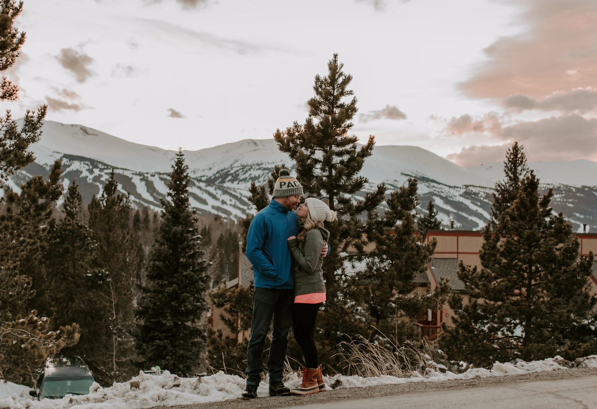  Breckenridge, Colorado adventure engagement session photography. 