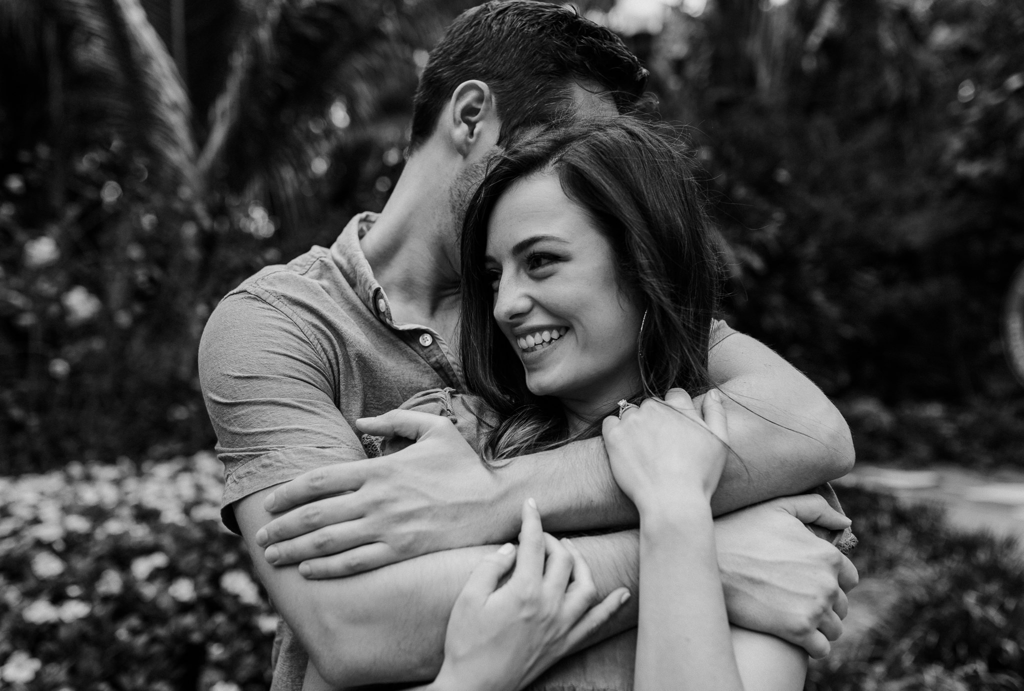  Tampa, Florida engagement session photography at Sunken Gardens 