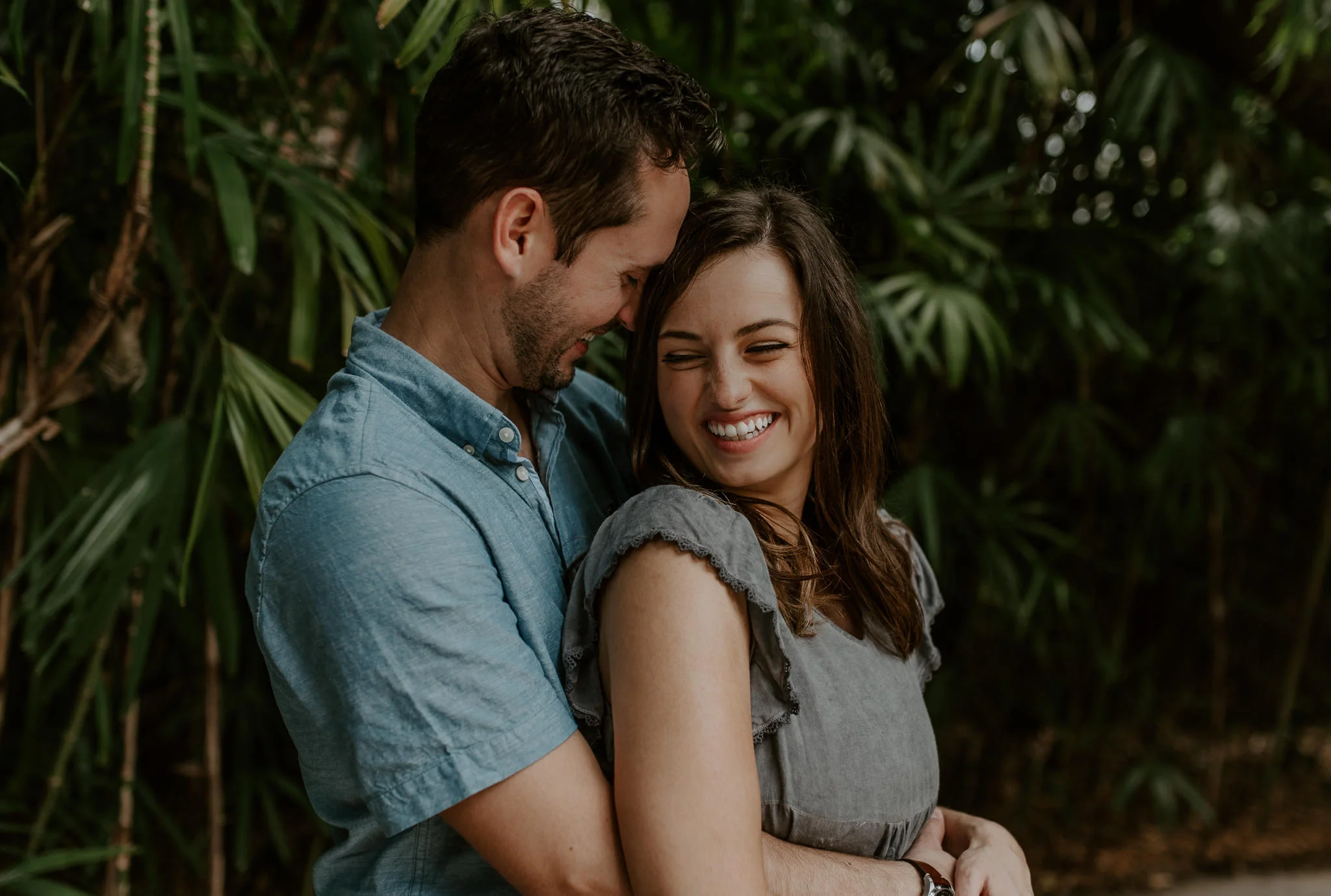 Tampa, Florida wedding and engagement photographer. Sunken Gardens engagement session. 