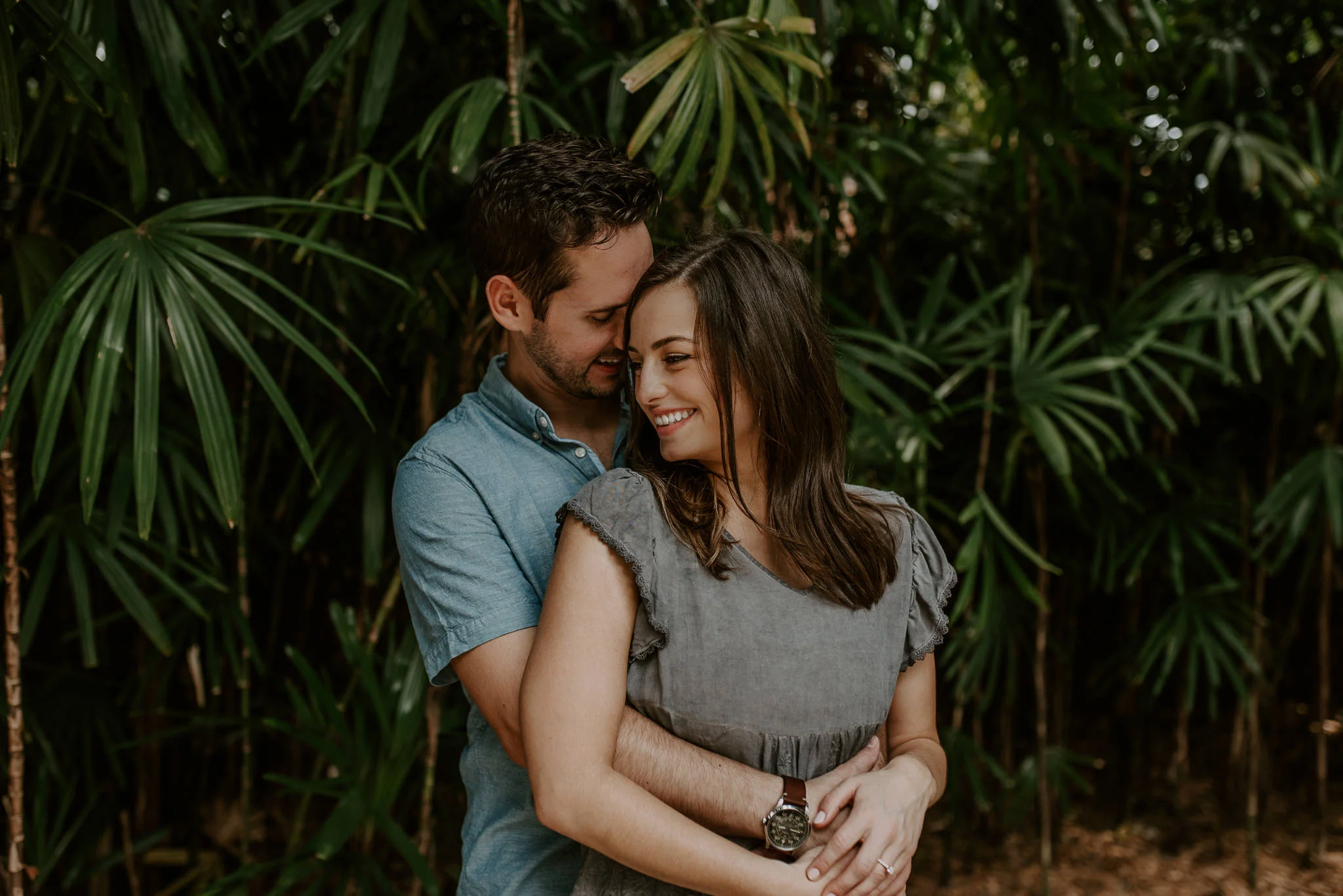  Sarah & Matt's engagement session at Sunken Gardens in Florida 