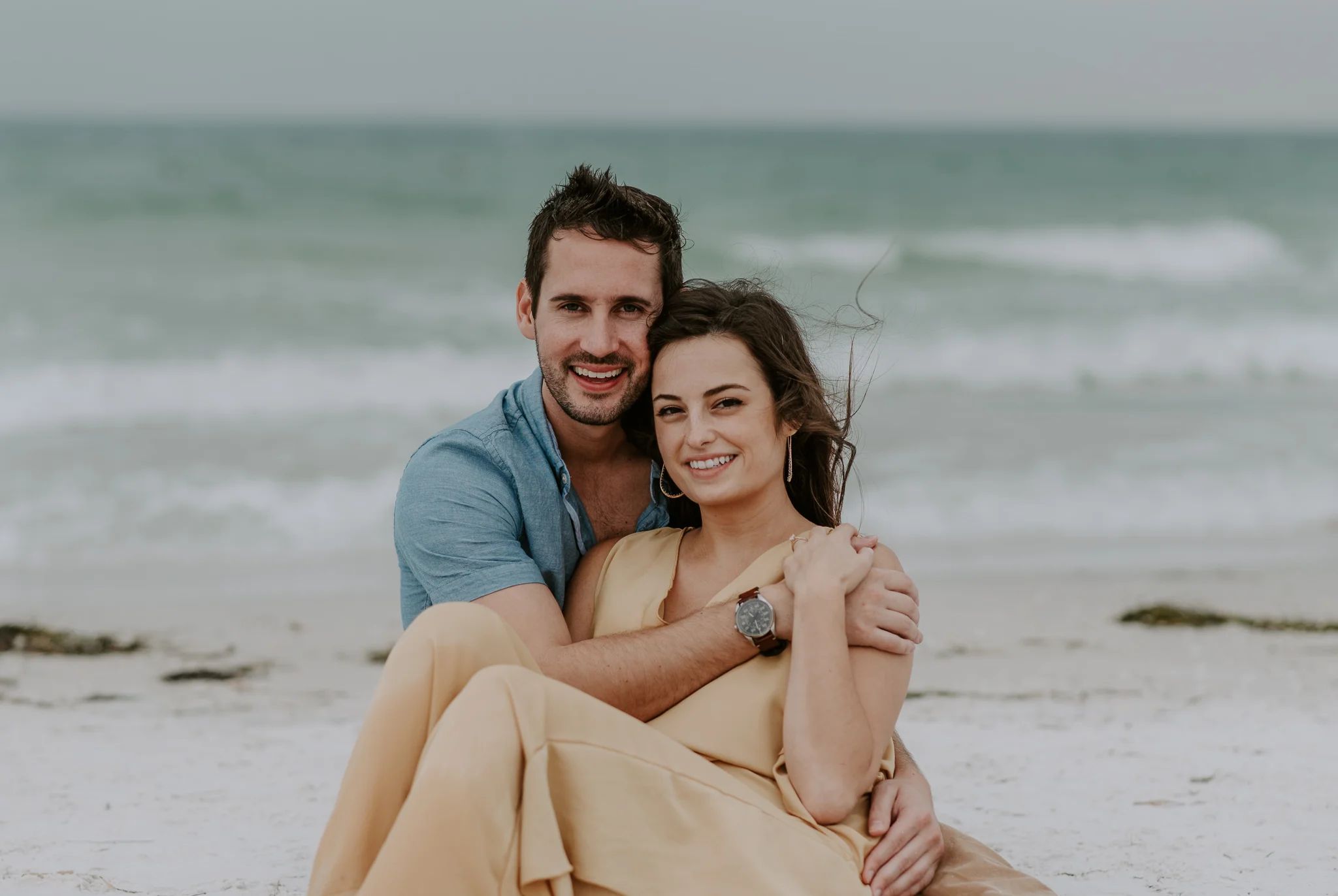 Fort De Soto in Florida engagement session photography 