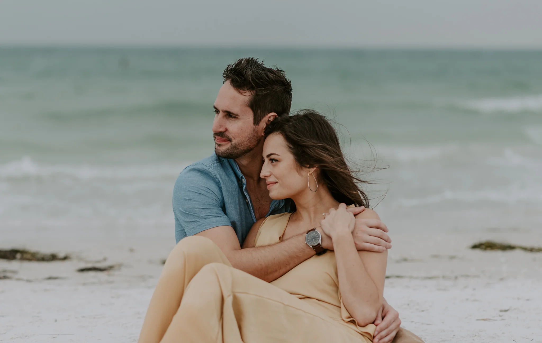  Beach engagement photos in St. Petersburg, Florida 