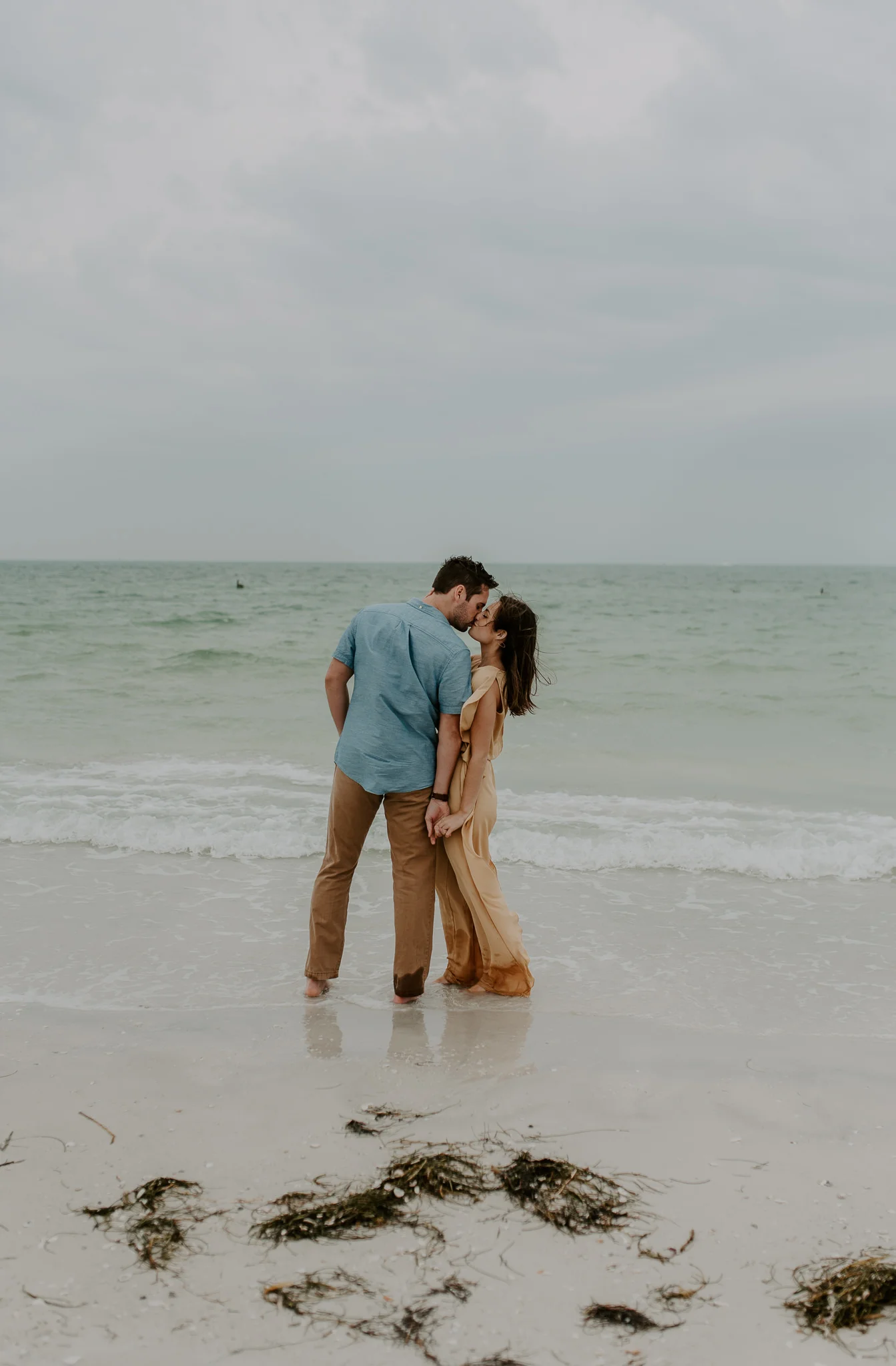  Florida beach engagement session at Fort De Soto 