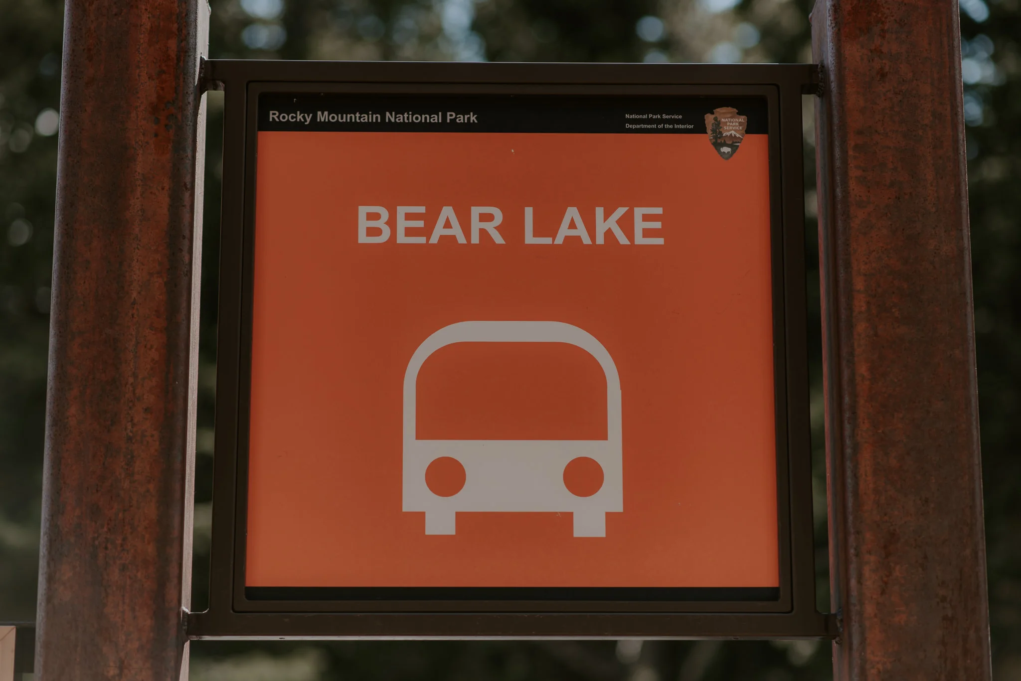  Bear Lake trailhead, Rocky Mountain National Park. 