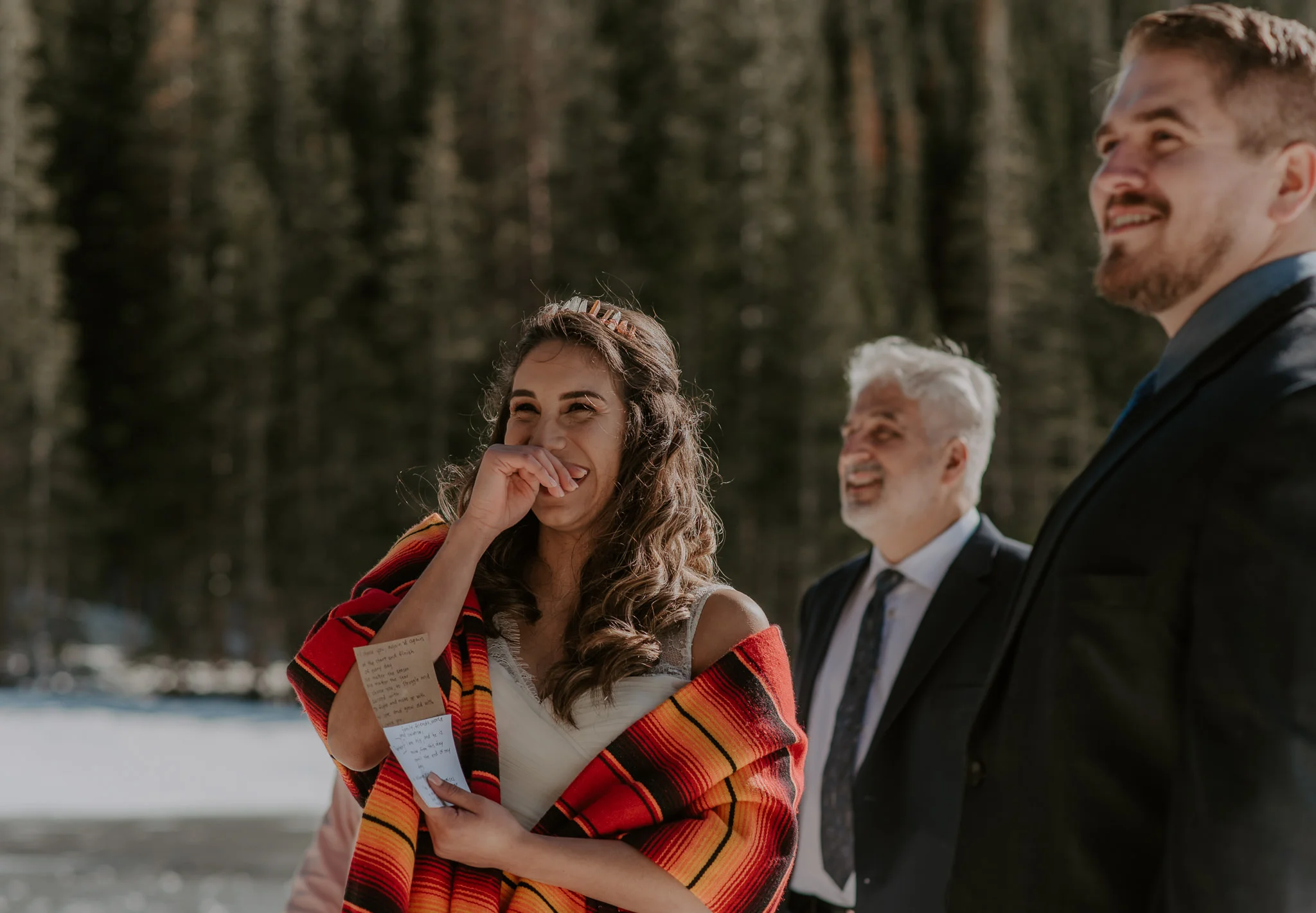  Colorado adventure elopement photographer. Elopement at Bear Lake in Rocky Mountain National Park. 