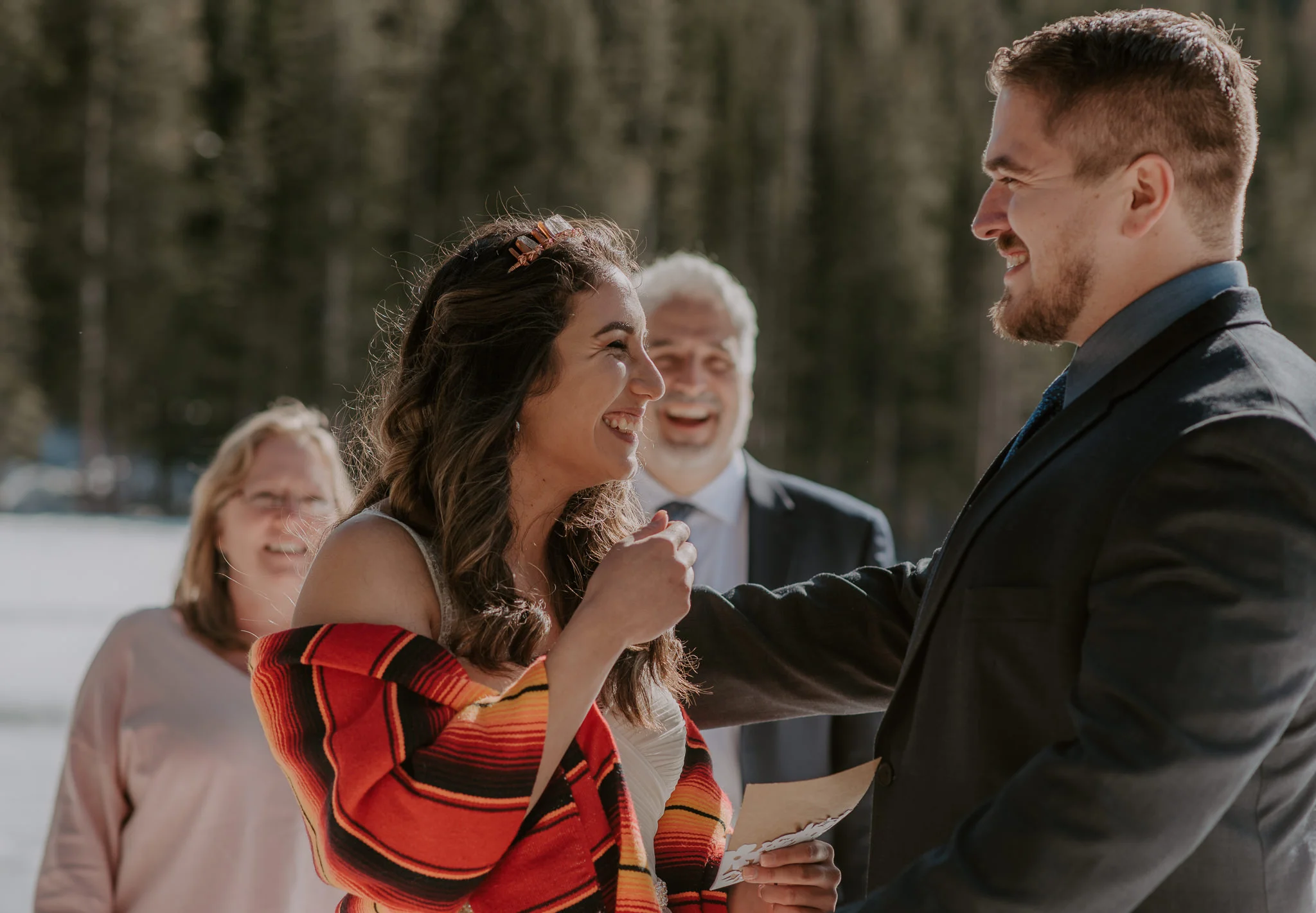  Elopement in Rocky Mountain National Park at Bear Lake. Colorado elopement photographer. 