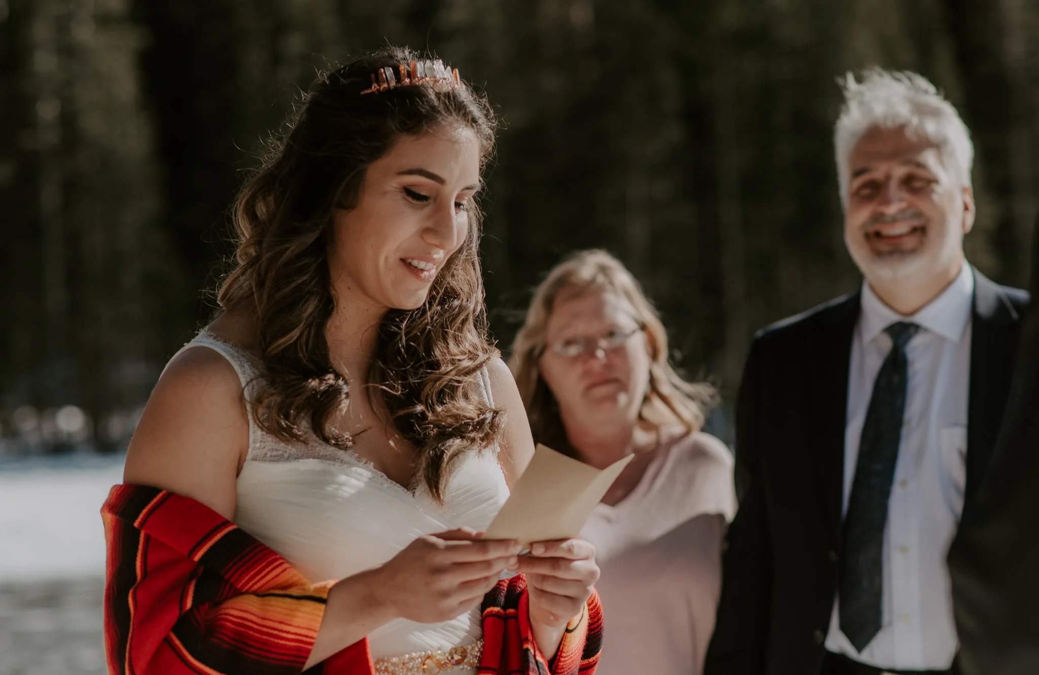  RMNP Bear Lake winter elopement. Colorado elopement and wedding photographer. 