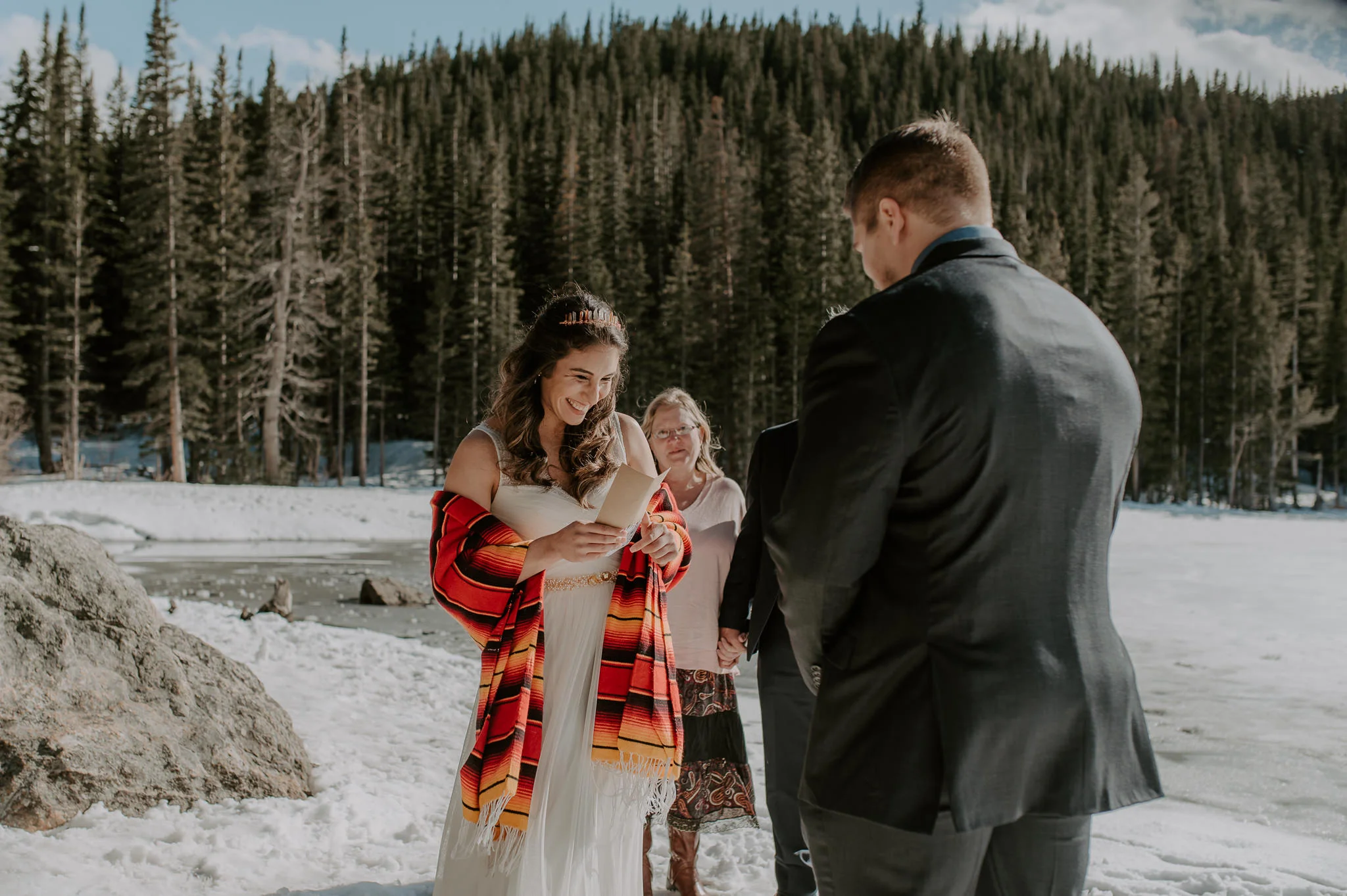  Elopement in the Rocky Mountains at Bear Lake. 