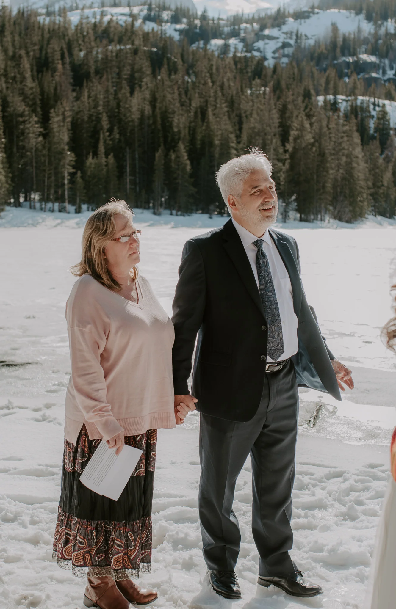  Colorado adventure elopement photographer. Bear Lake winter elopement. 