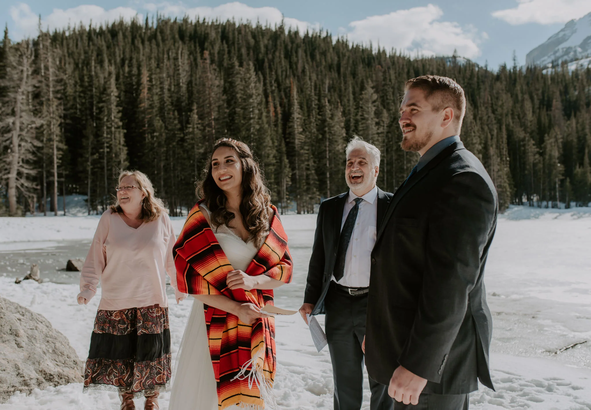  Bear Lake elopement in Rocky Mountain National Park photos. 