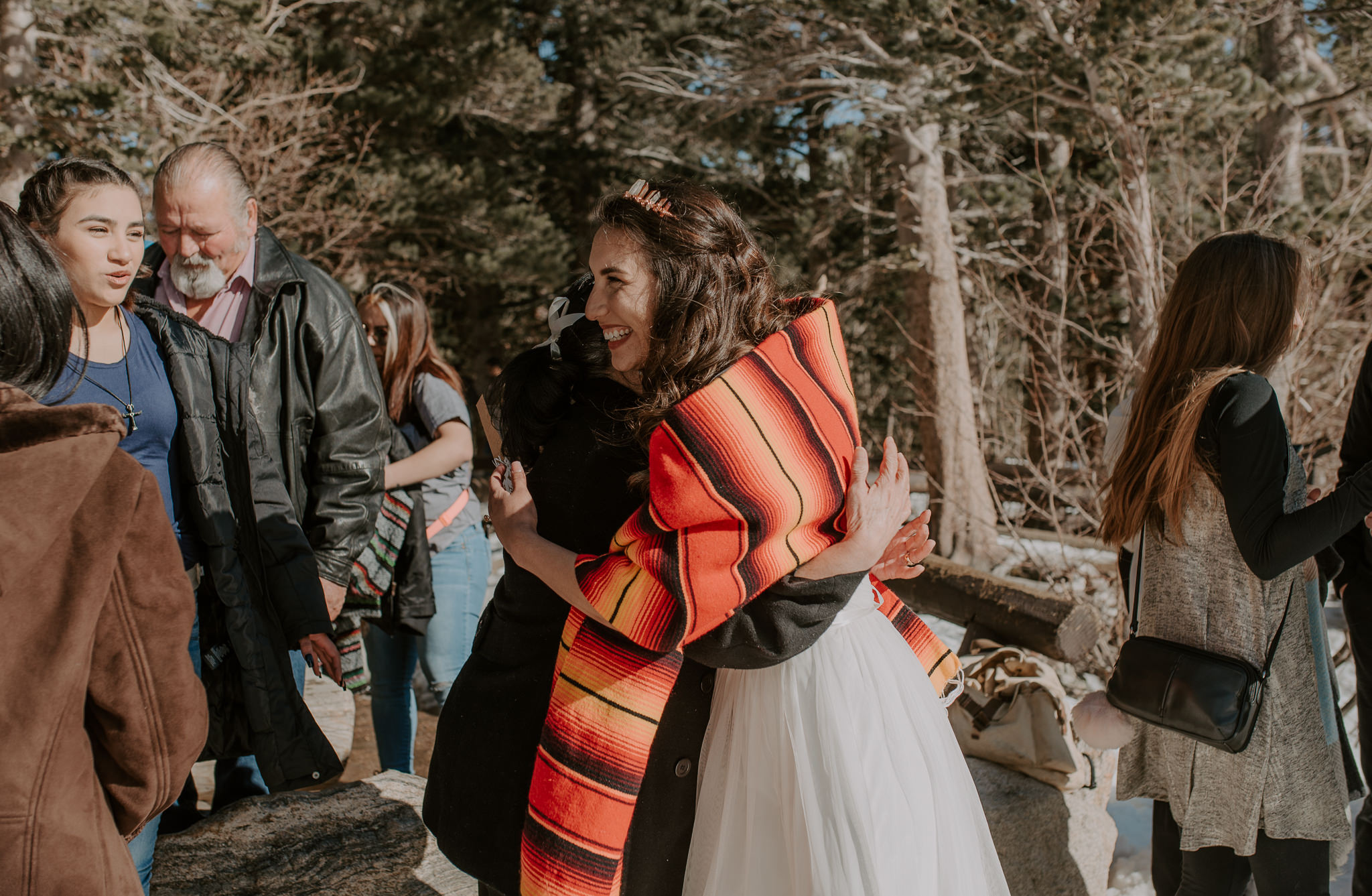  Wedding ceremony at Bear Lake. Colorado wedding photographer. 