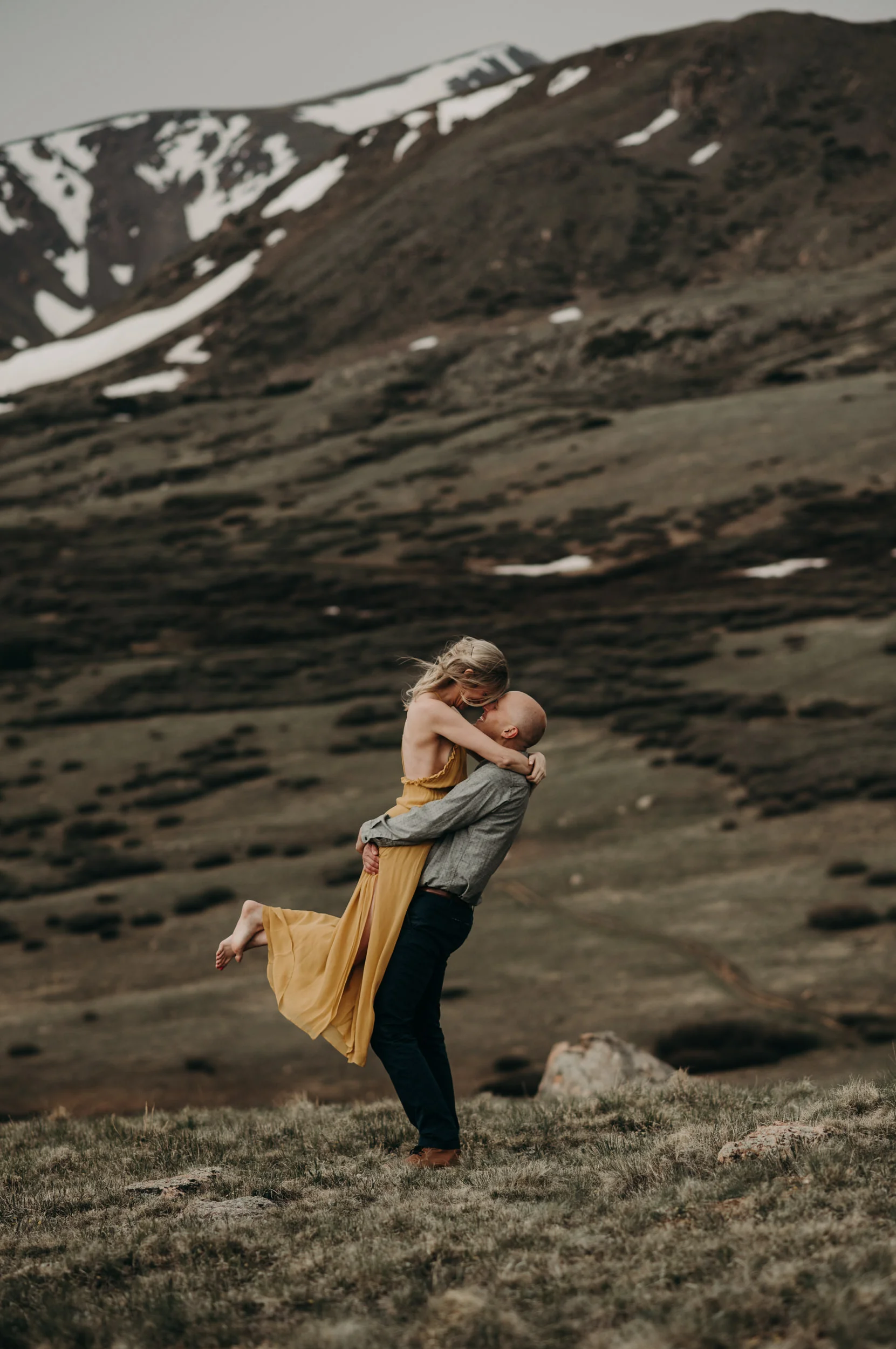  Engagement photos at Guanella Pass in Georgetown, Colorado. Colorado wedding and elopement photographer. 