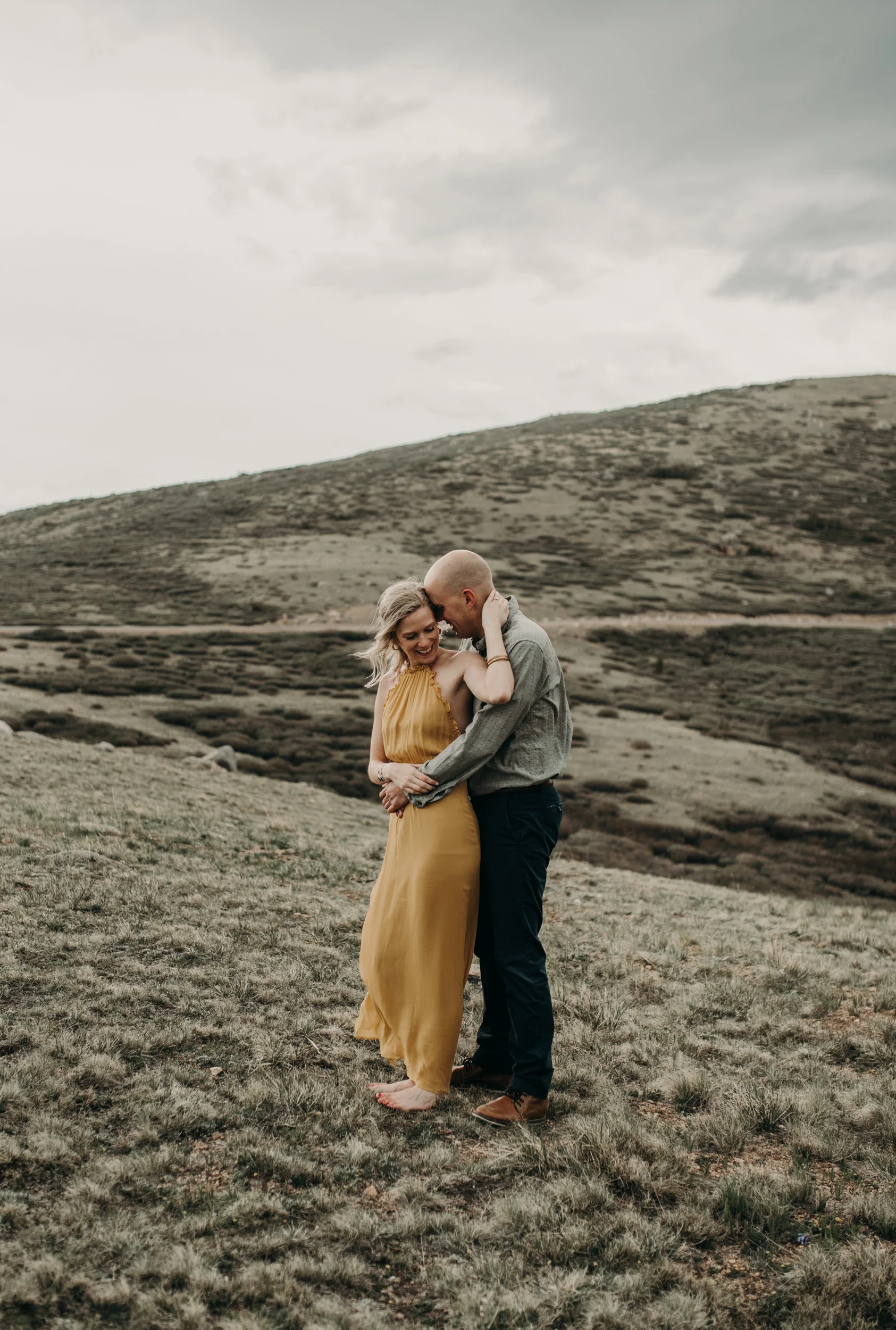  Colorado adventure elopement photographer. Guanella Pass engagement session. 