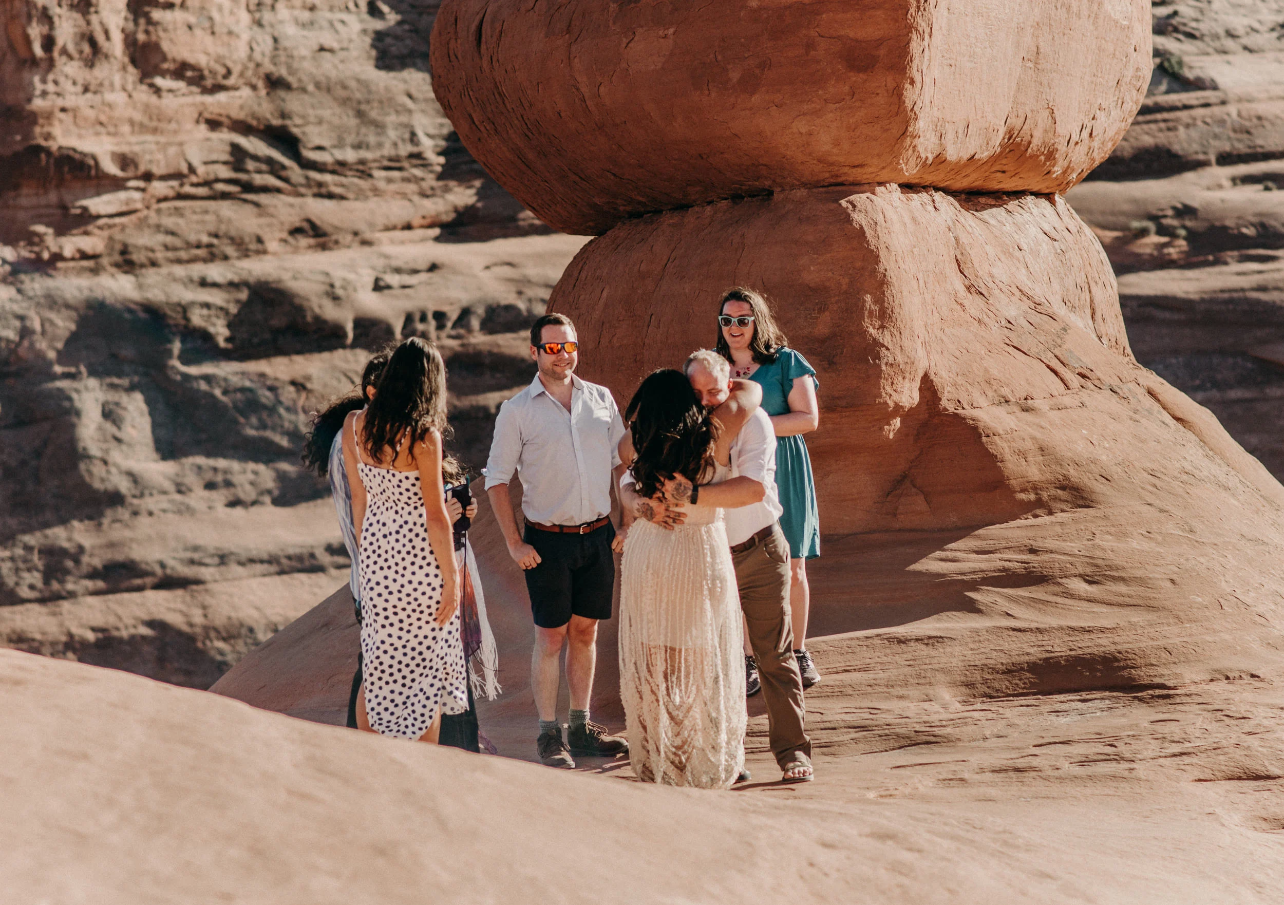  Intimate wedding in Moab. 