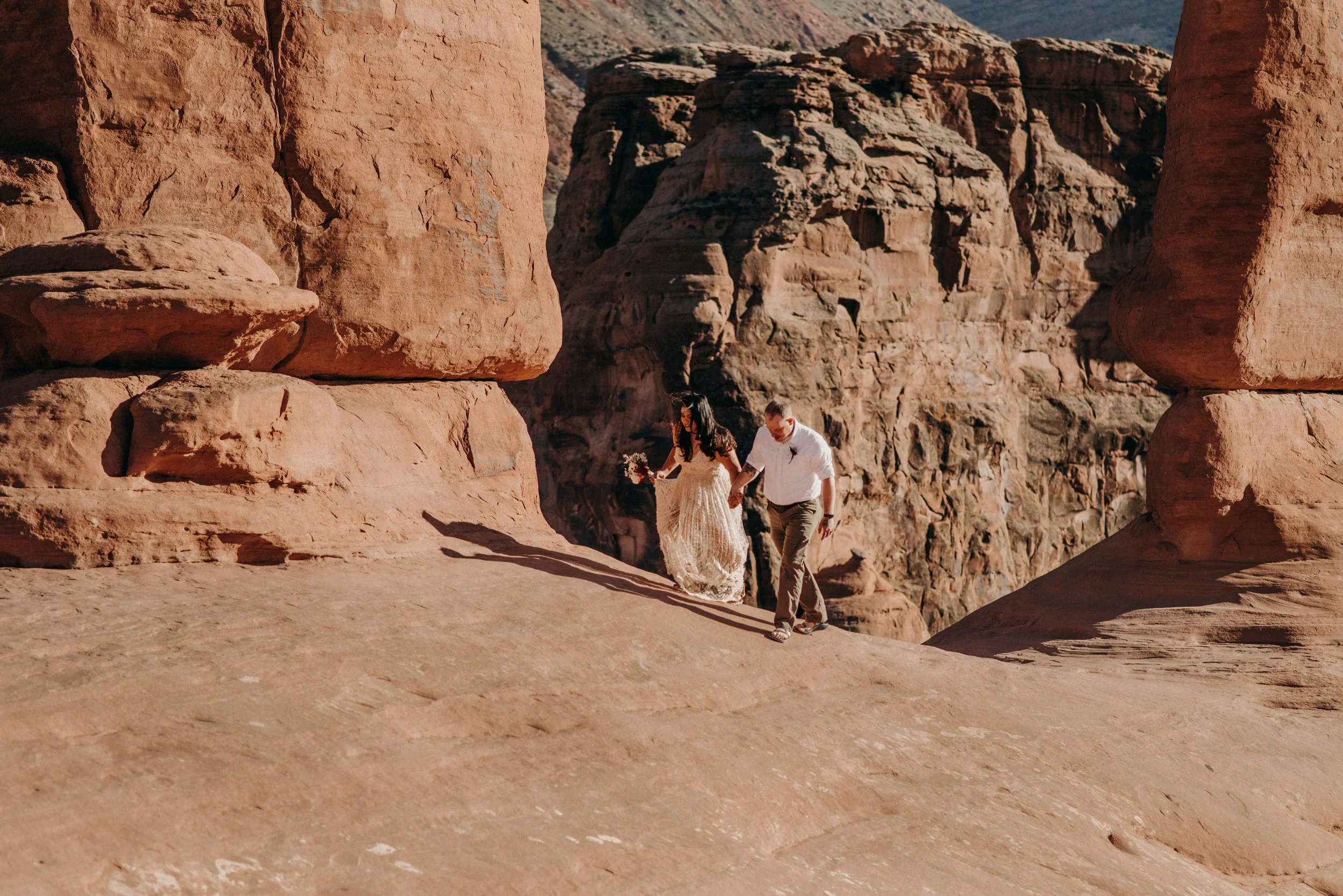  Adventure wedding in Moab. Arches National Park elopement photographer. 