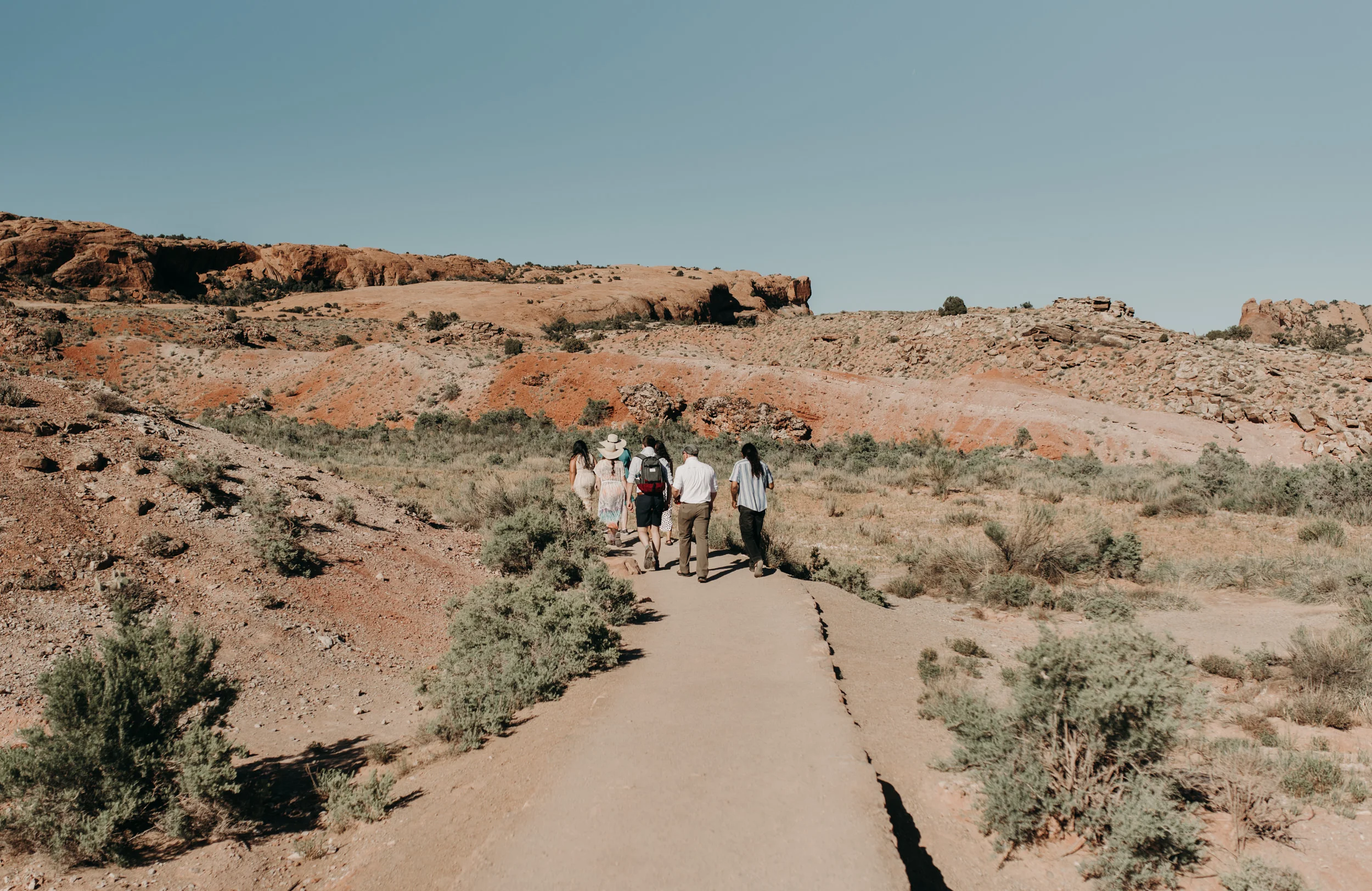 Arches National Park intimate wedding. Moab elopement photographer. 