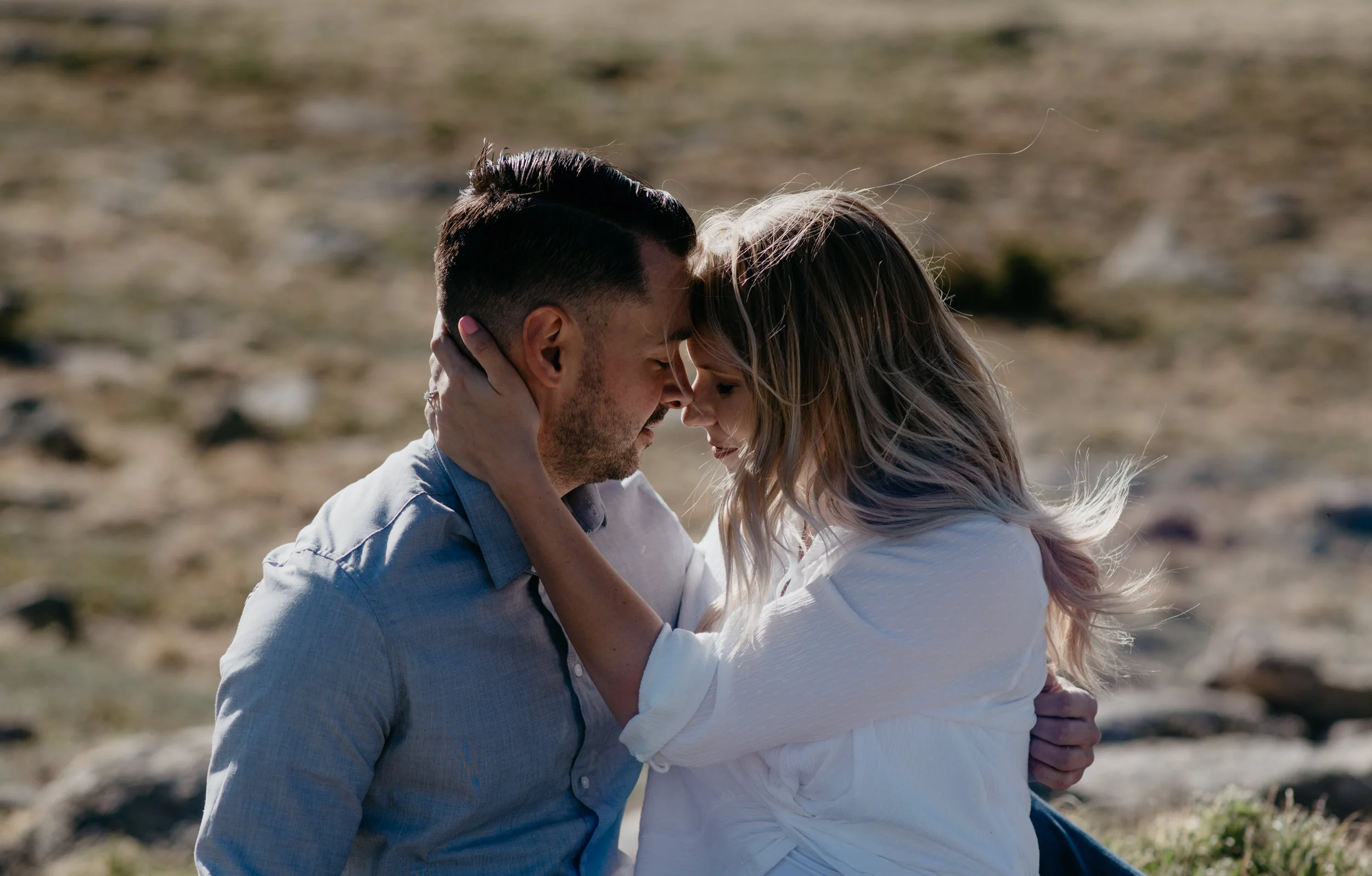  Adventure engagement session in Rocky Mountain National Park. Colorado elopement photographer. 