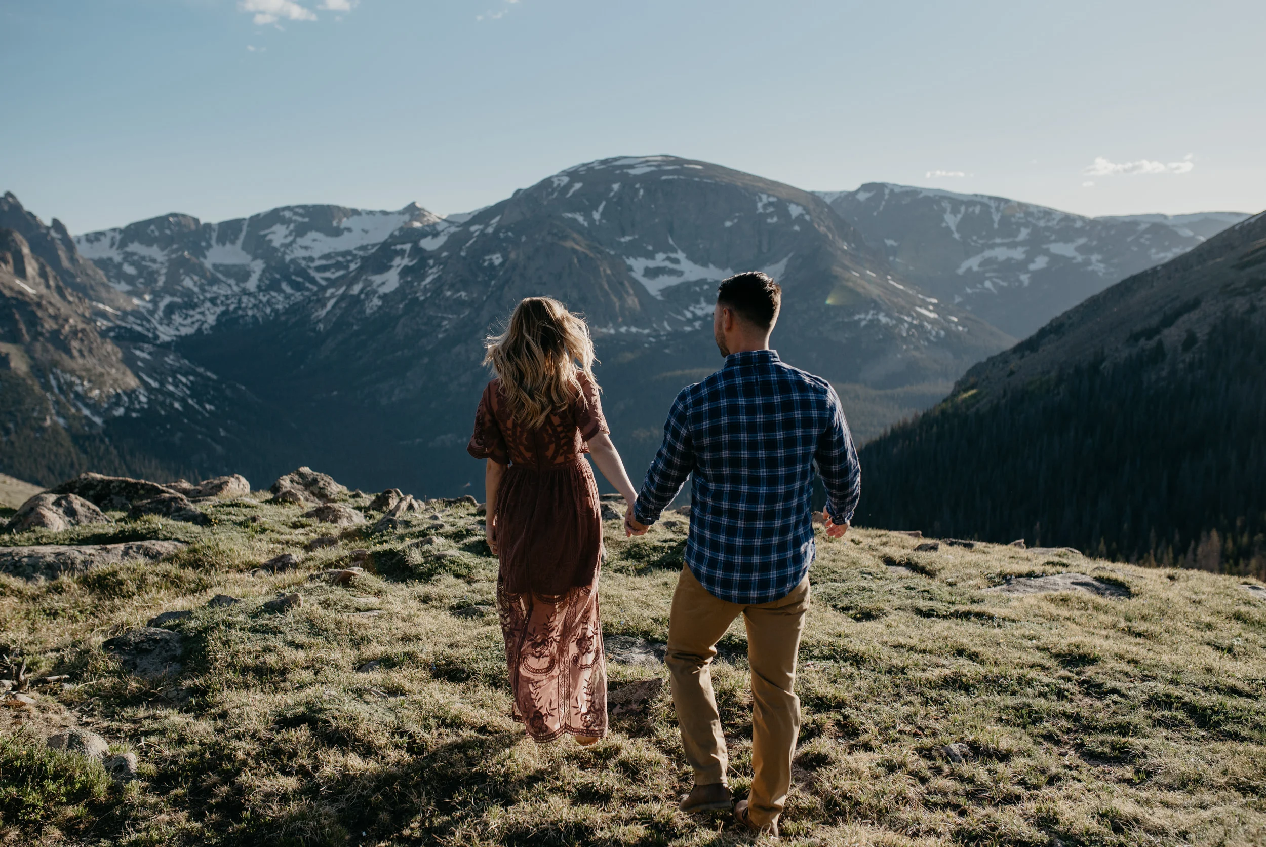  Intimate wedding in Rocky Mountain National Park. Colorado elopement photographer. 