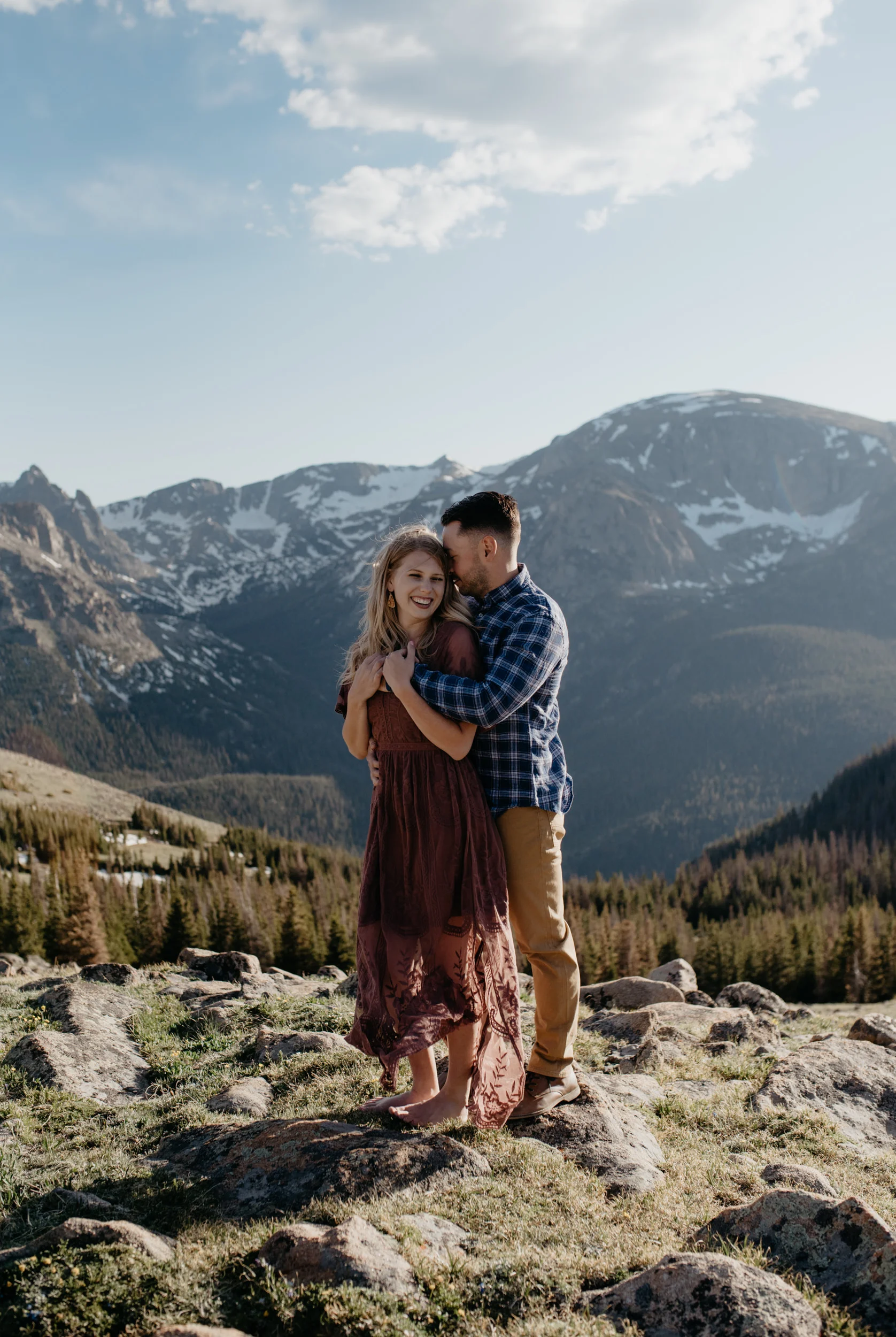  Wedding at Rocky Mountain National Park. Colorado elopement photographer. 