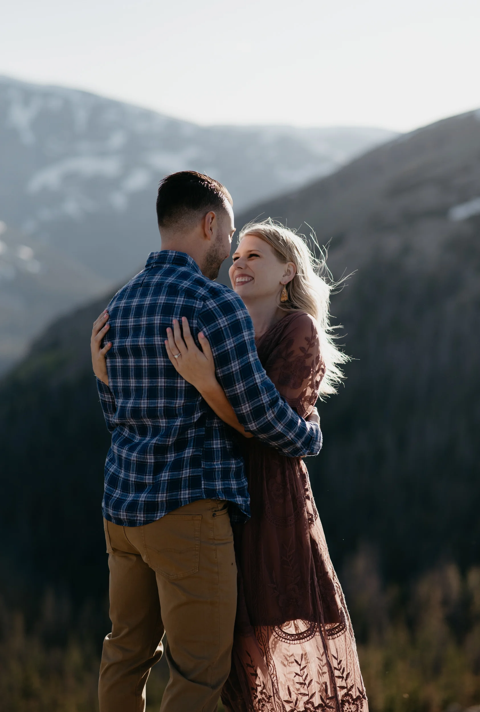  Elopement photos at Rocky Mountain National Park. Colorado wedding photographer. 