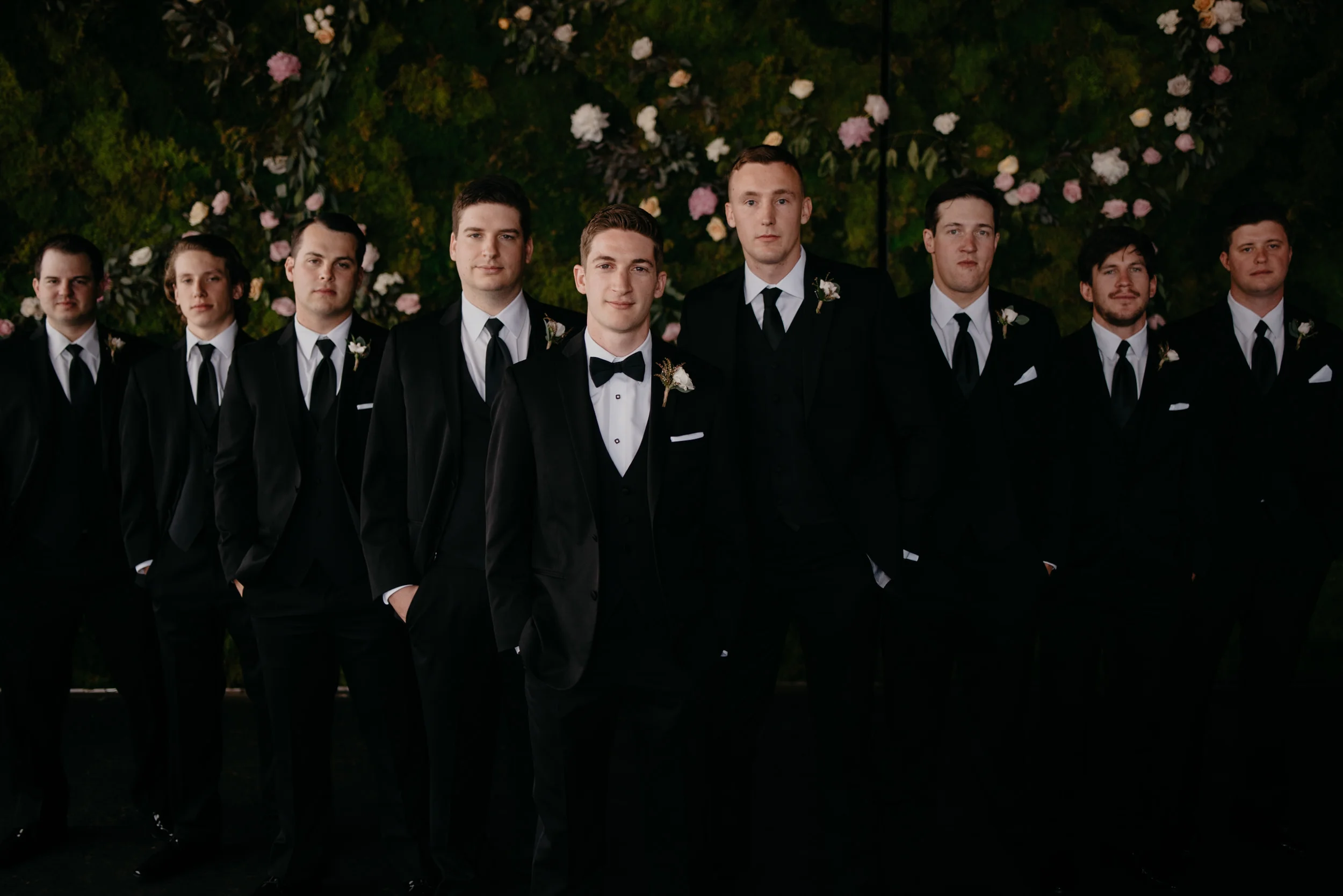  Wedding in Denver, Colorado at Moss. Groomsmen photos by Colorado wedding photographer Alyssa Reinhold. 