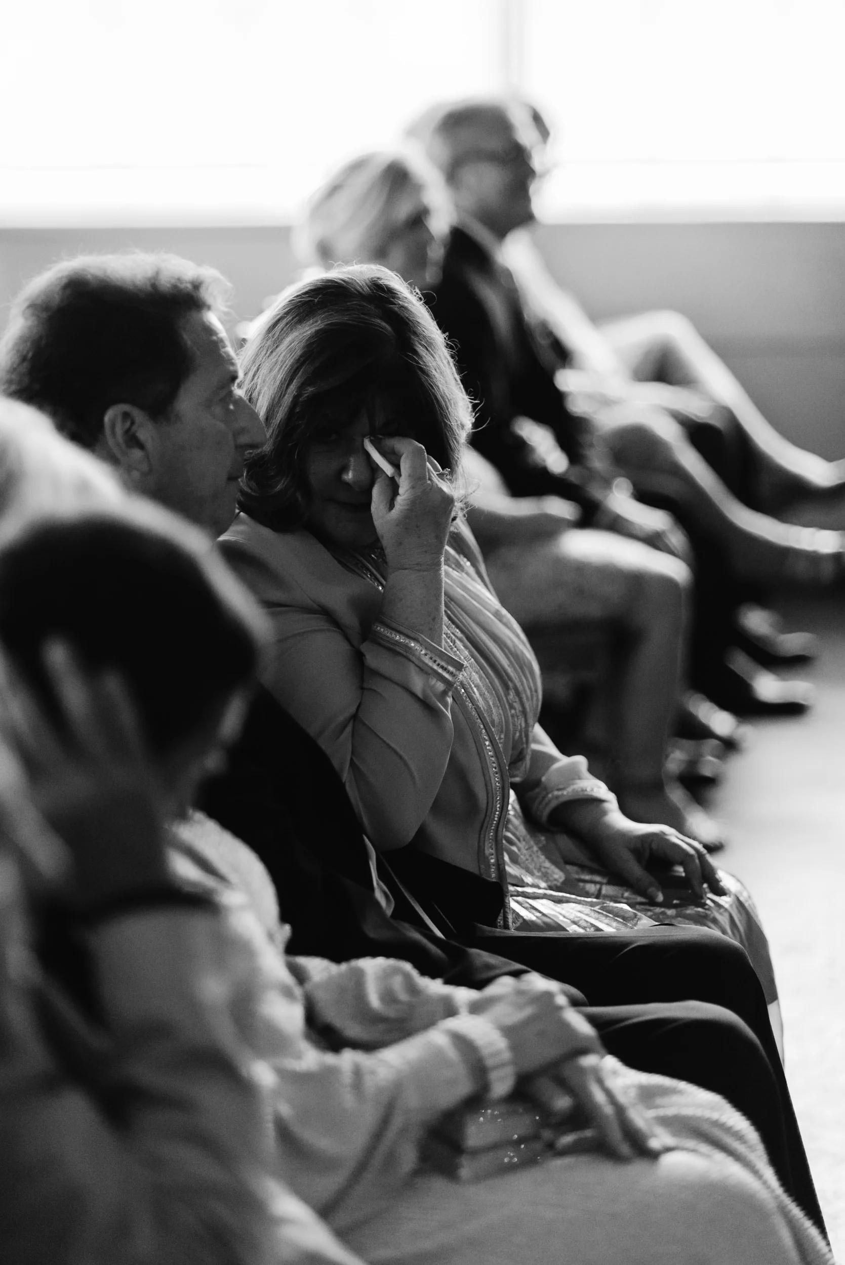  Mom at Denver Moss wedding ceremony. Denver wedding photographer. 