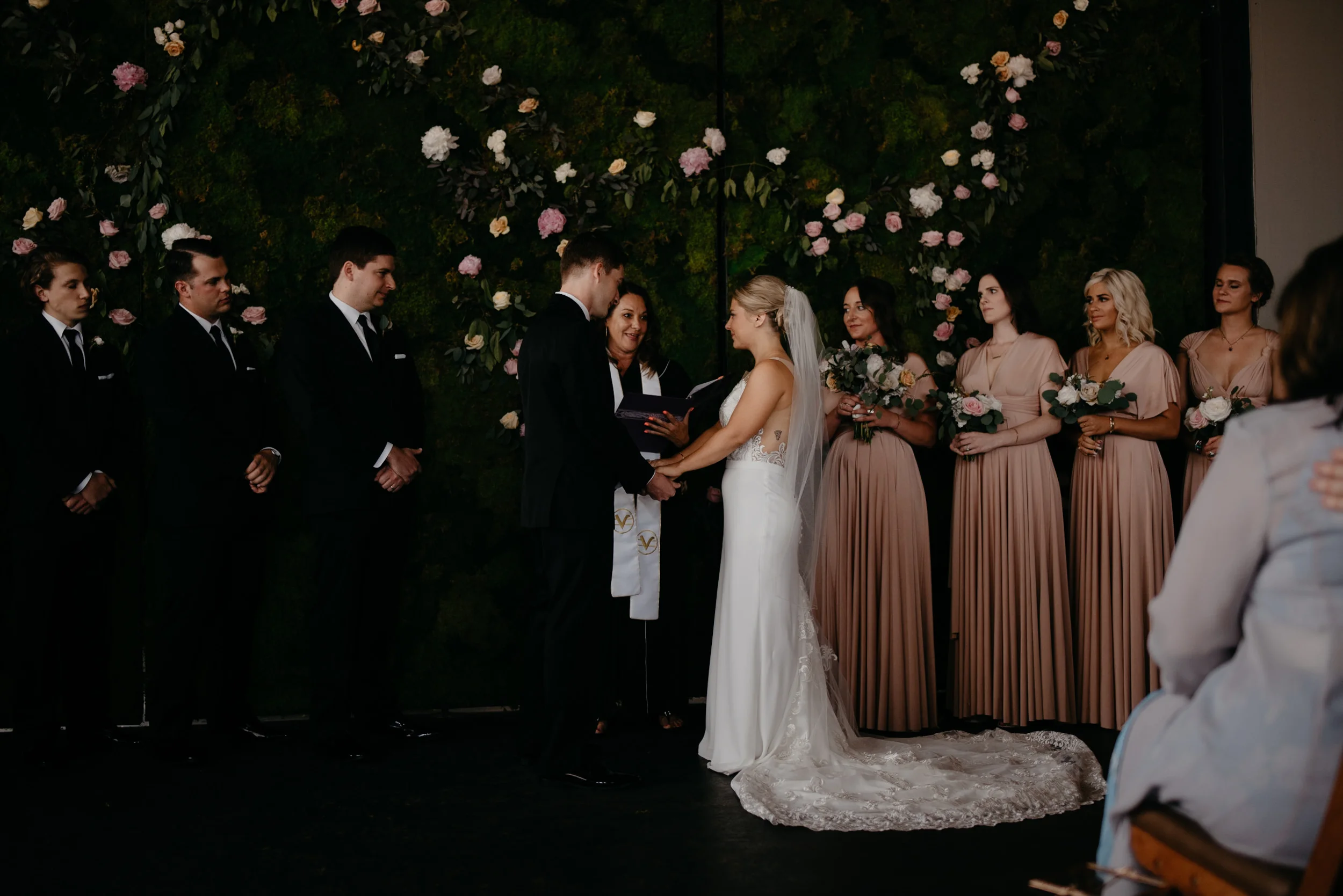  Downtown Denver rustic, urban wedding venue. Moss Denver wedding photographer. 