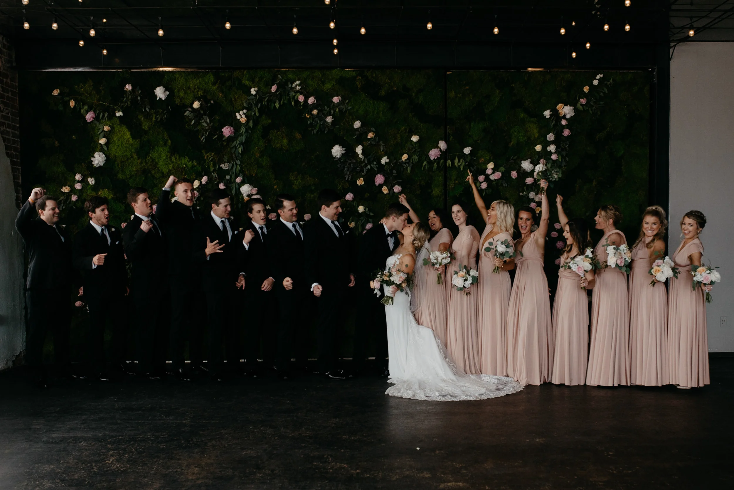  Bridal party at Moss Denver wedding 