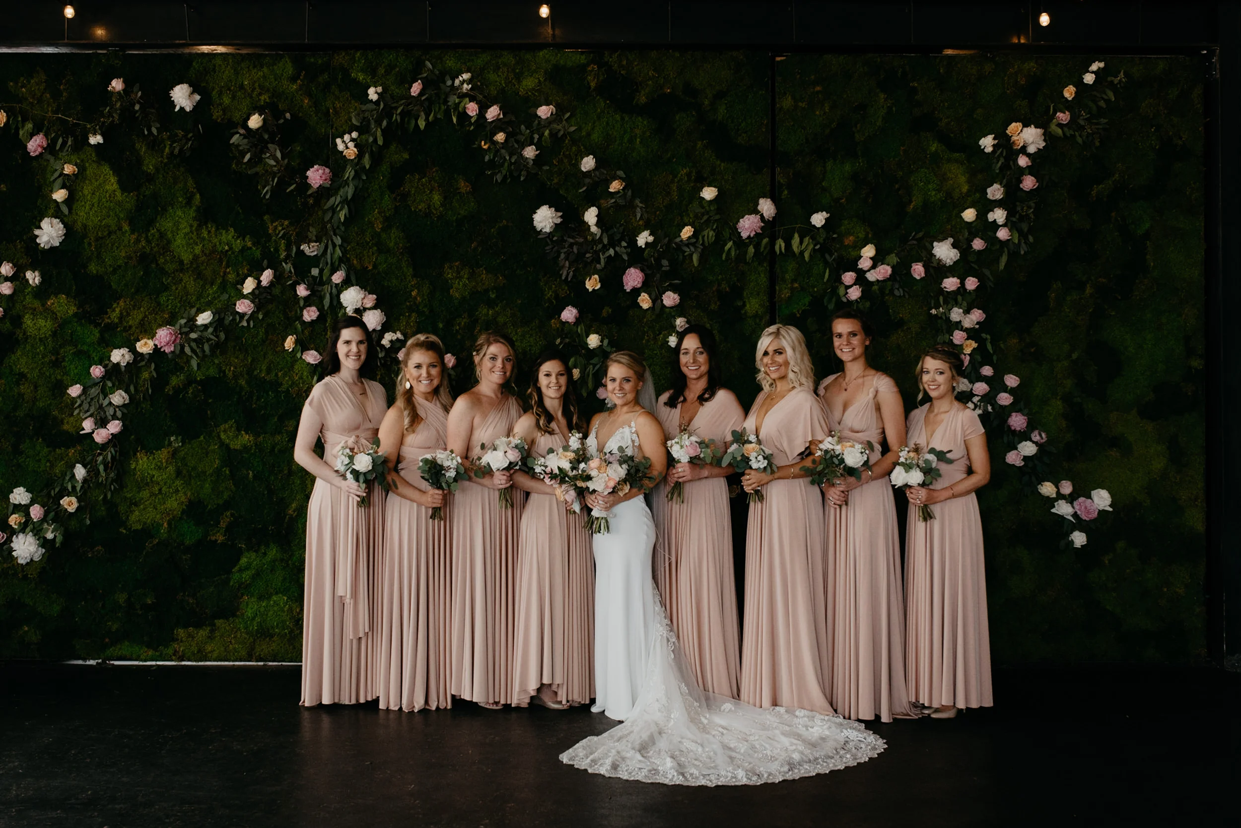  Bridesmaids photos at Denver Moss wedding. Colorado wedding photographer. 