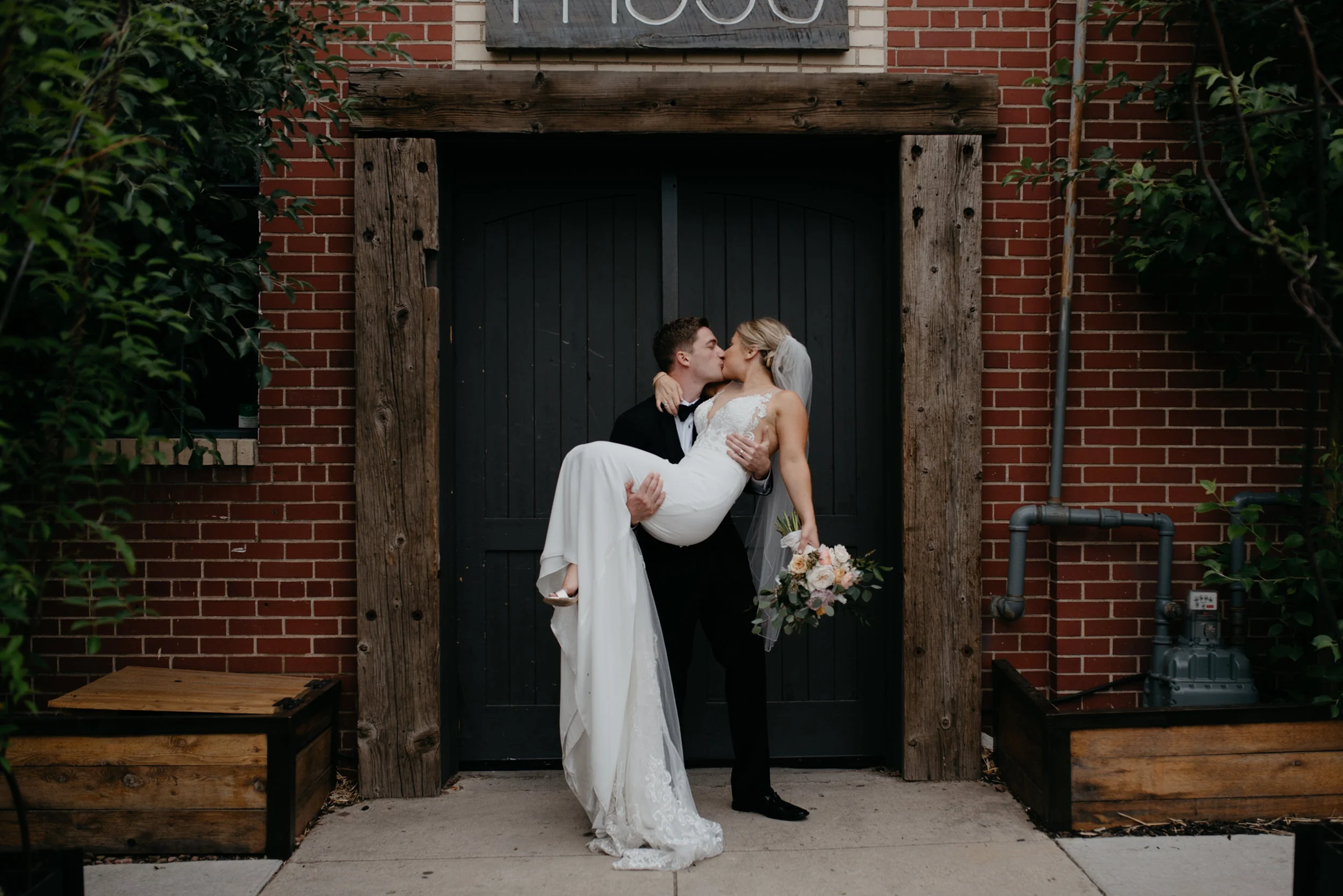  Denver Moss wedding bride and groom portraits. 