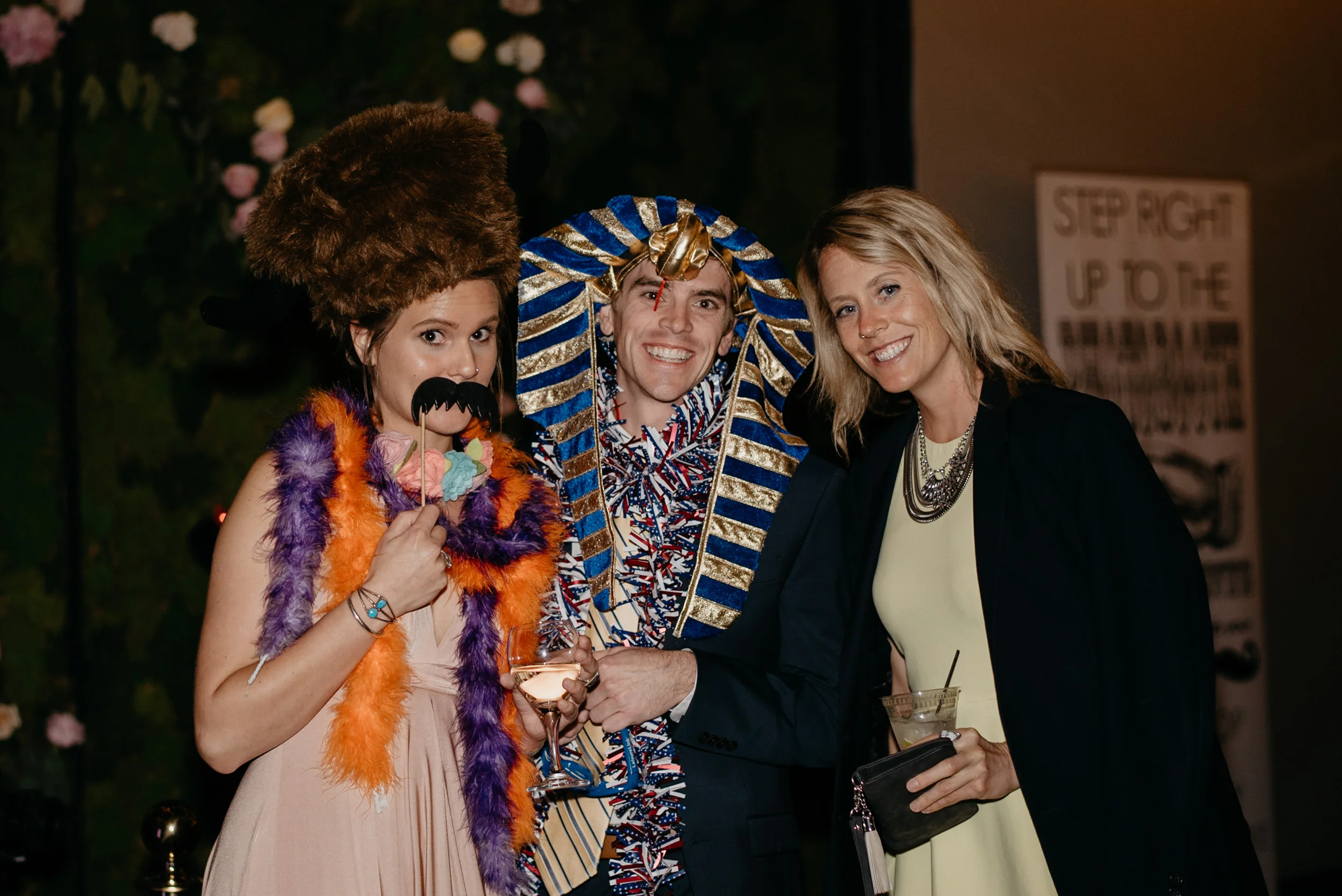  Photo Booth at wedding at Moss in Denver. Colorado wedding photographer. 